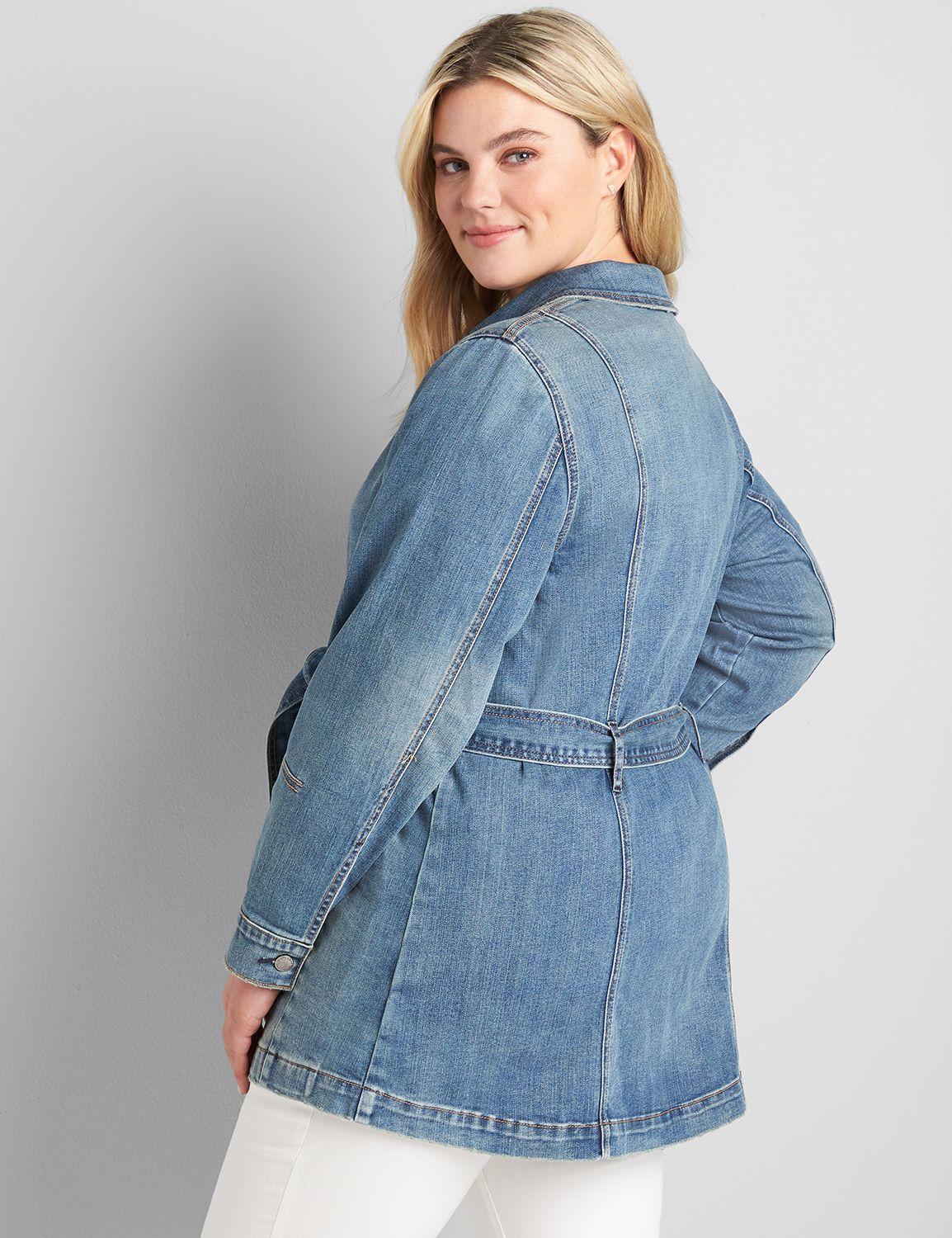 Lane bryant outlet jean jacket