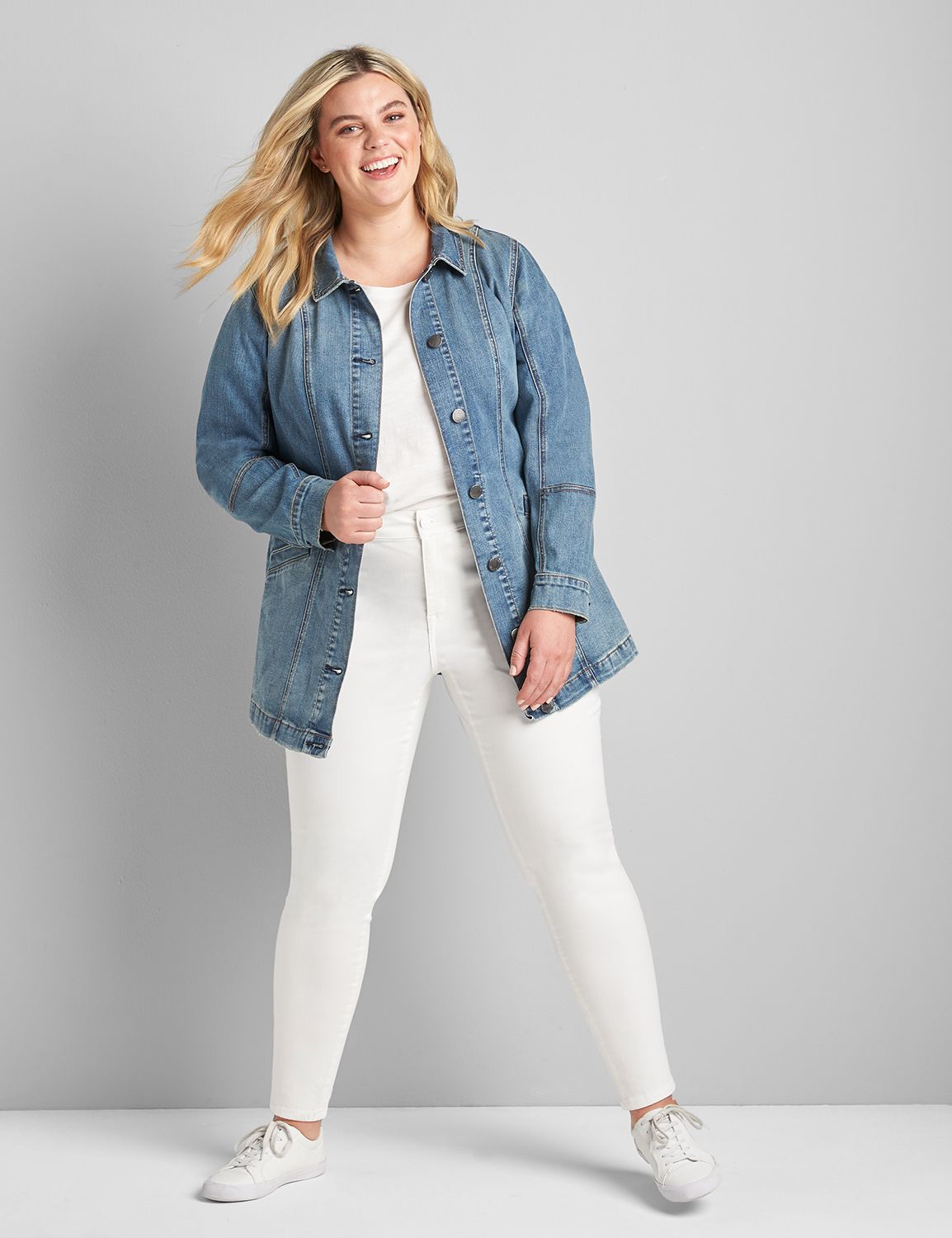 Lane bryant denim store jacket