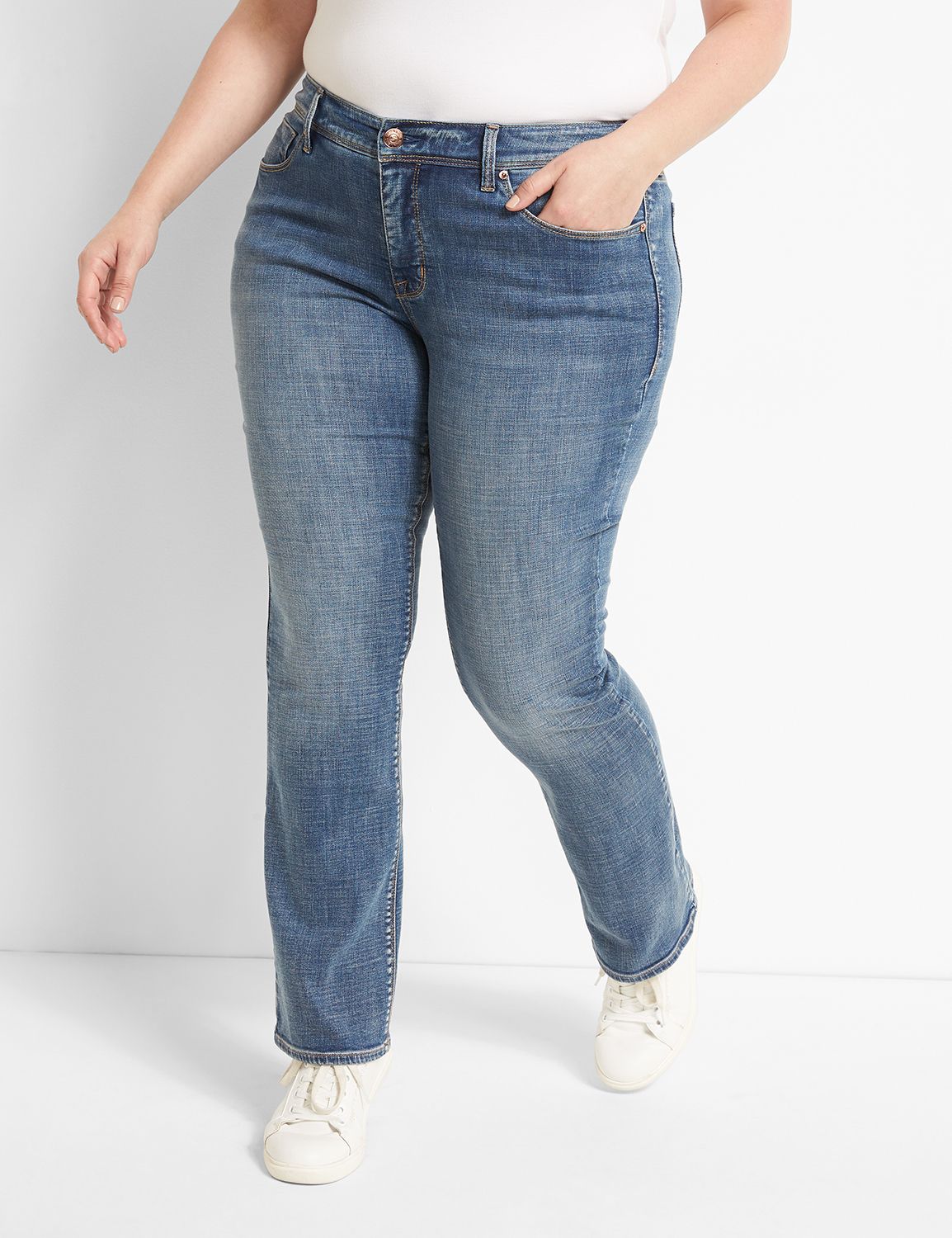 Seven7 Boot Jean - Medium Wash | LaneBryant