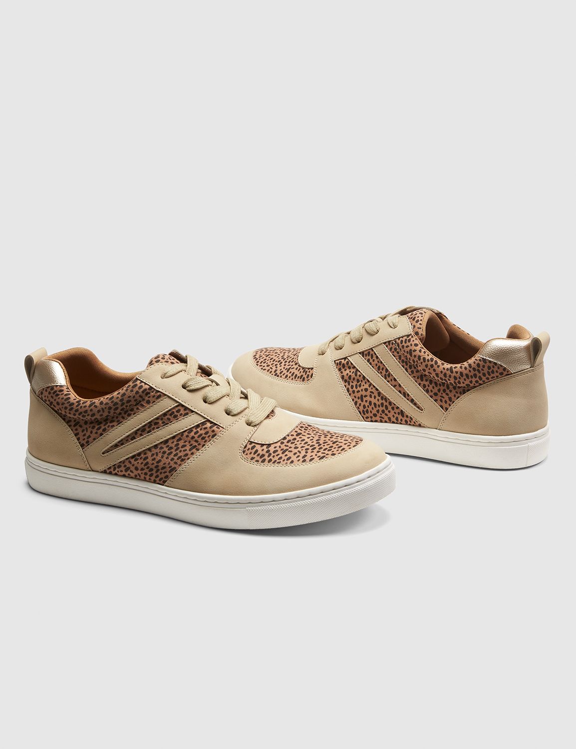 Dream Cloud Court Color Block Sneaker:Neutral Leopard- As Header:7W Product Image 1