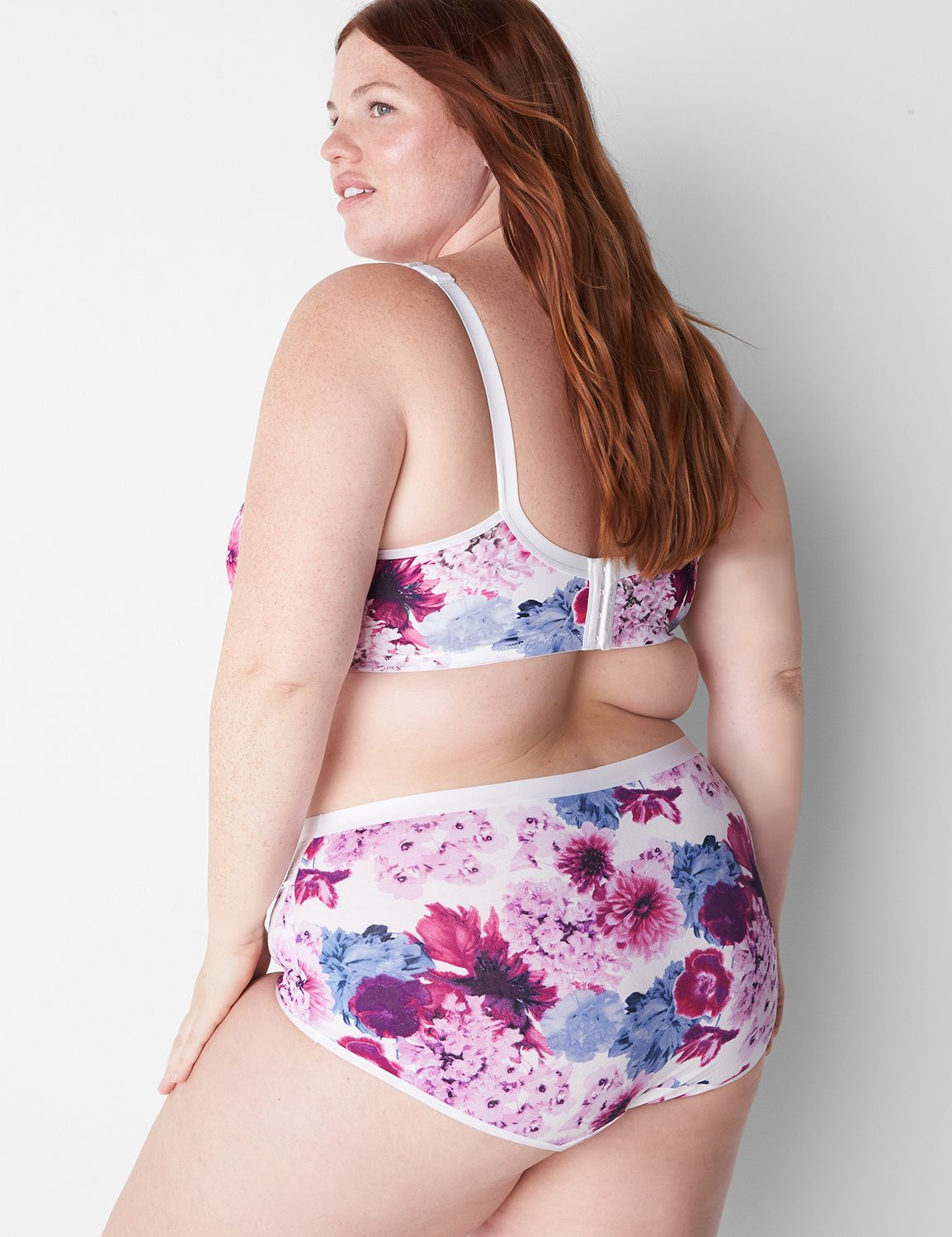 Cotton High Waist Brief Stretch Lac Product Image 2