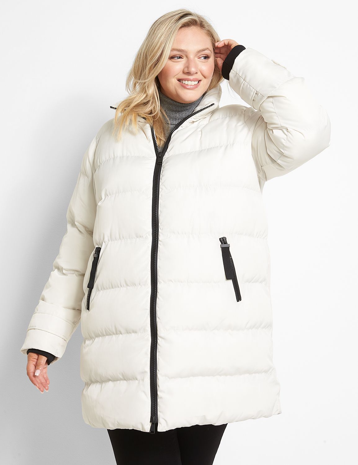 Lane bryant hot sale puffer jacket