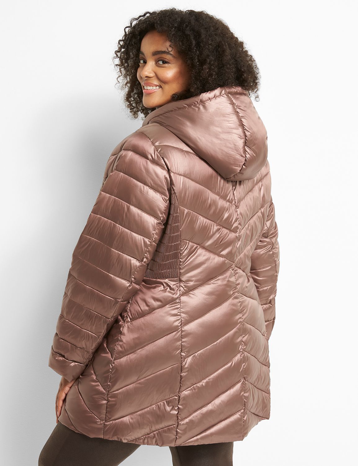 Lane bryant store packable puffer jacket