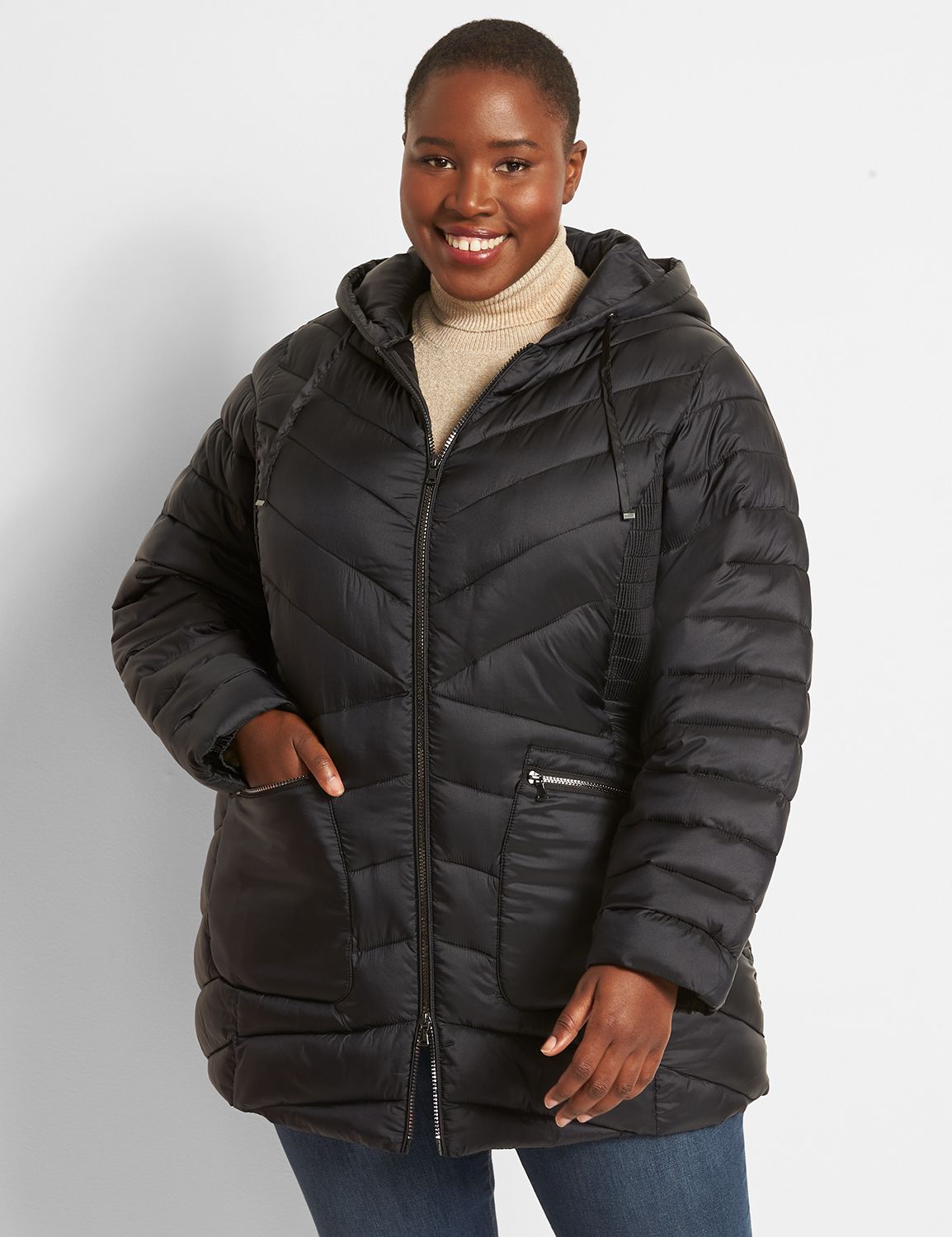 Lane bryant packable puffer jacket sale