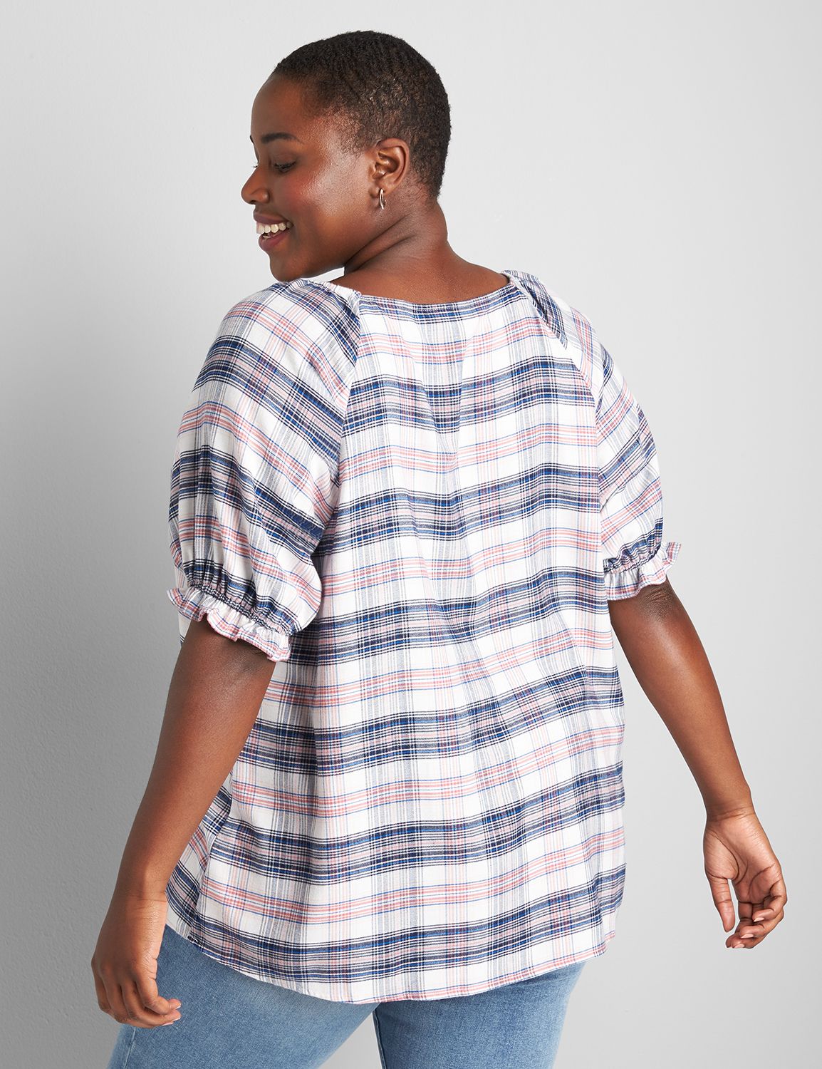 Short Sleeve Square Neck Top 112162 Product Image 2