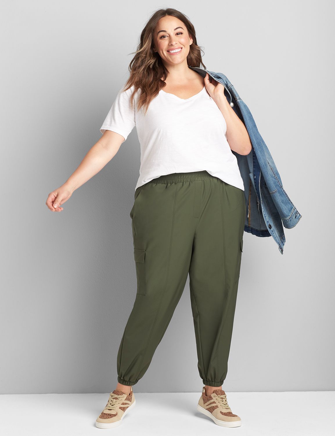 Lane bryant hot sale cargo pants