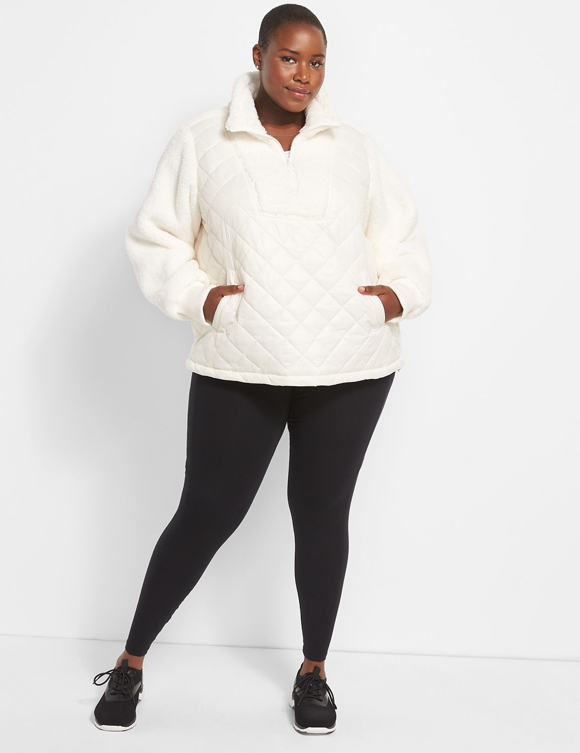 LIVI Half-Zip Sherpa Pullover