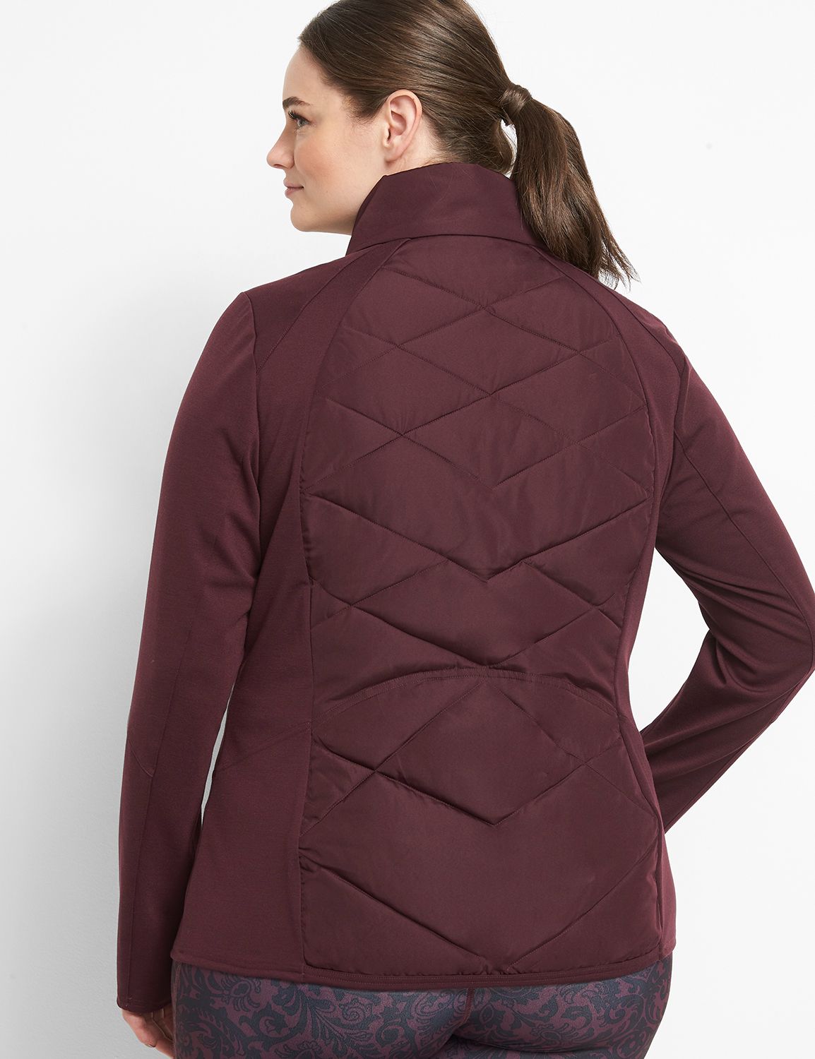 1123137 Sport Puffer Knit Jacket Product Image 2