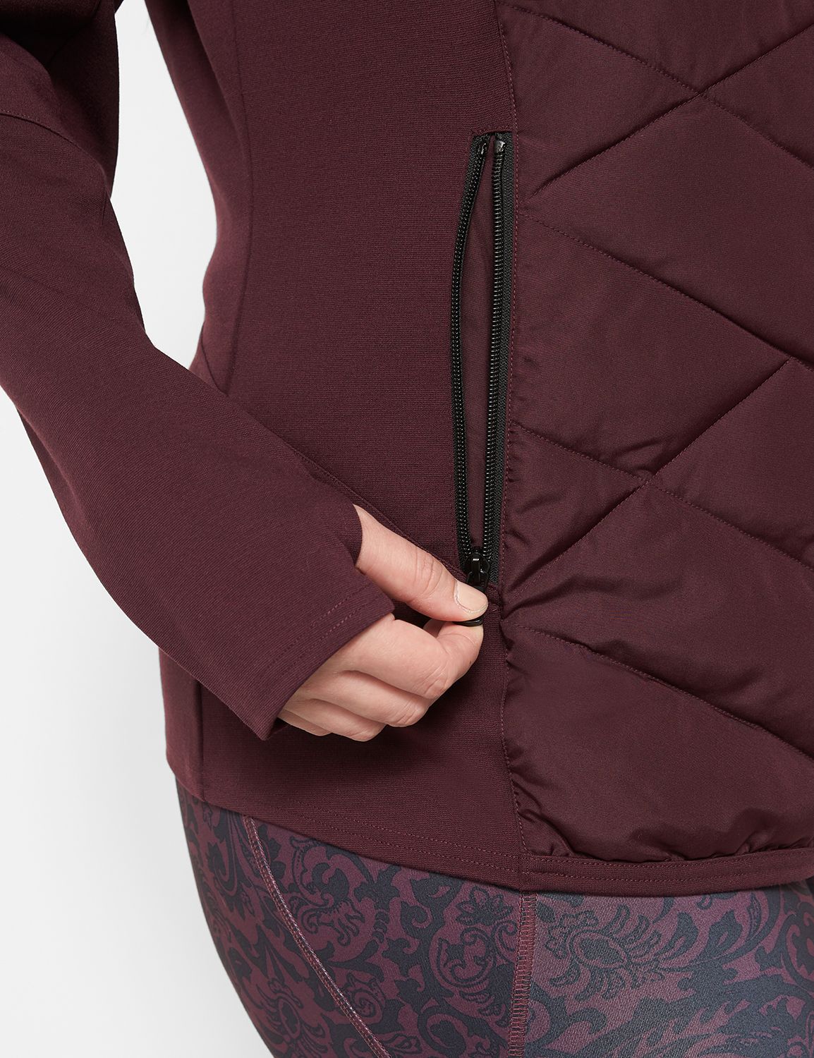 1123137 Sport Puffer Knit Jacket Product Image 4