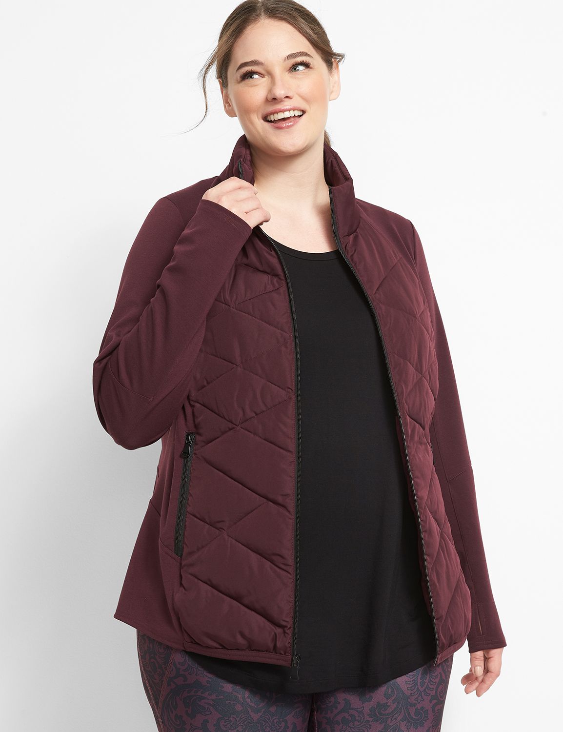 1123137 Sport Puffer Knit Jacket Product Image 5