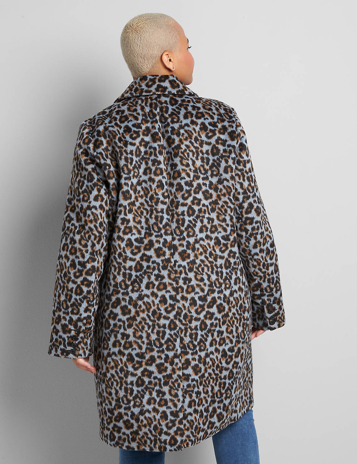 Bernando-Faux Wool Leopard Coat 112 Product Image 2