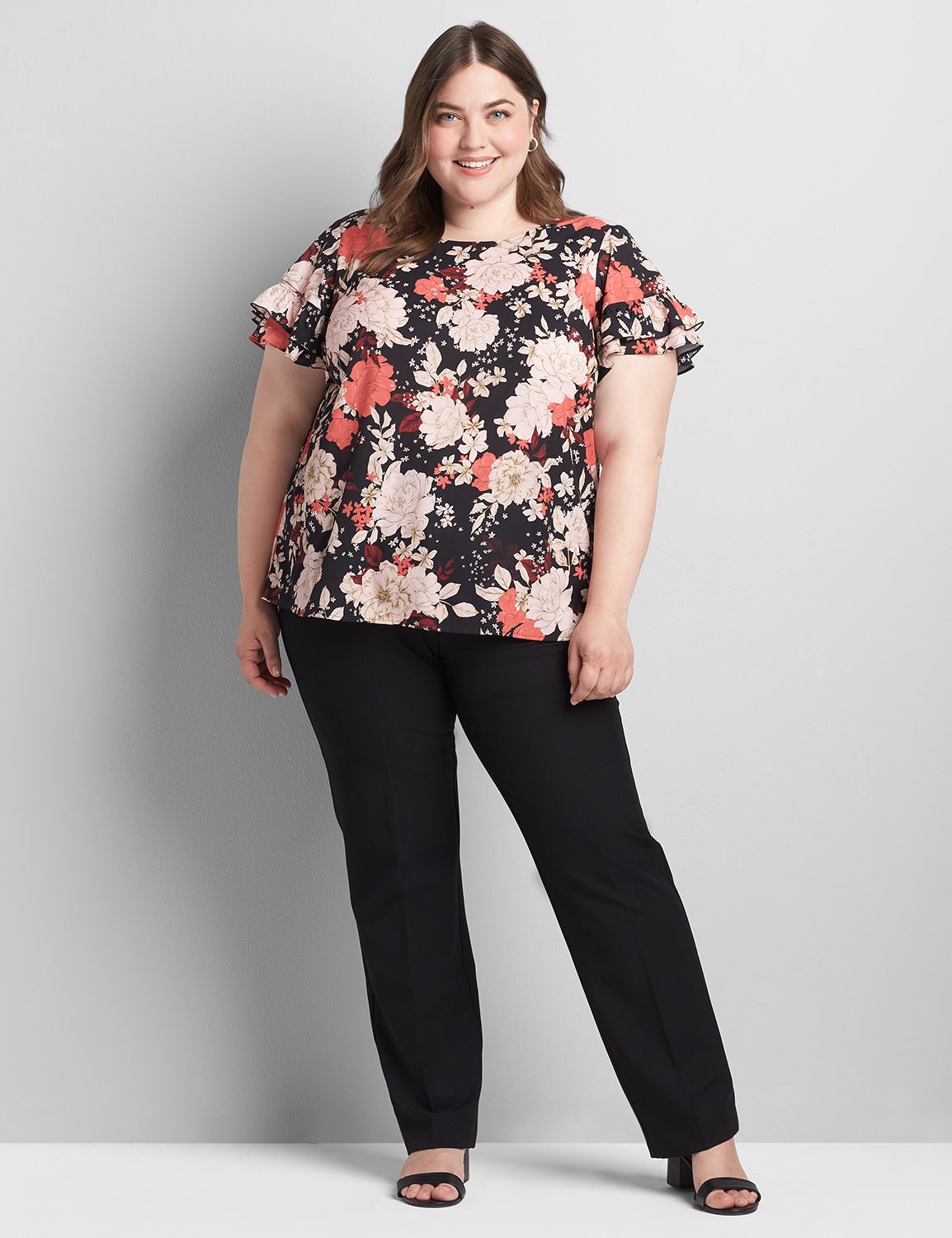 The Perfect Drape Straight Fit Stra | LaneBryant