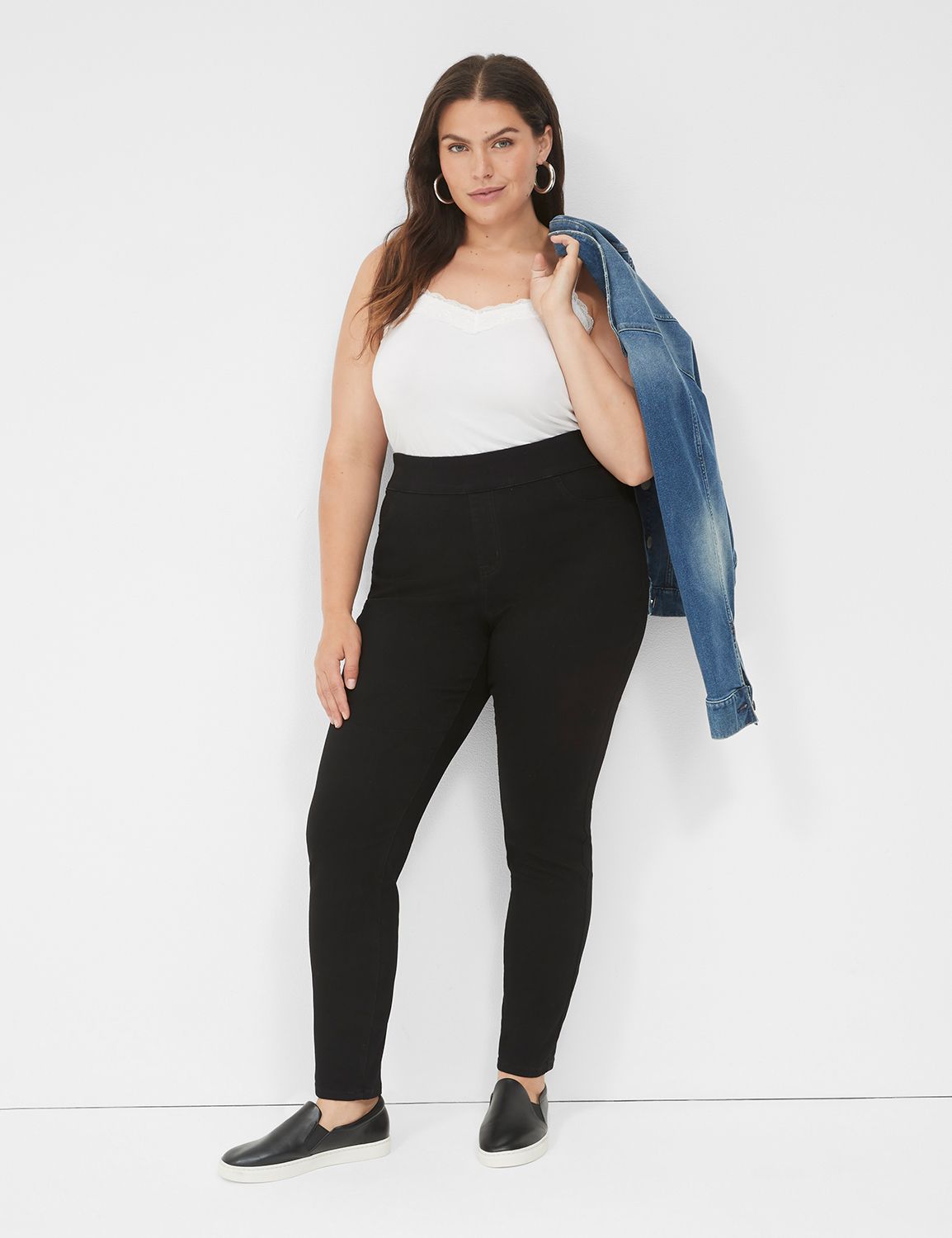 Buy Boohoo Black Solid High Waist Jeggings In Black