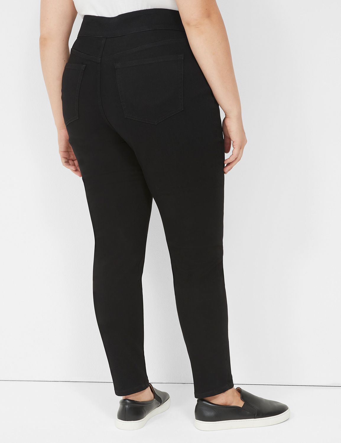 High-Rise Sateen Pull-On Jegging