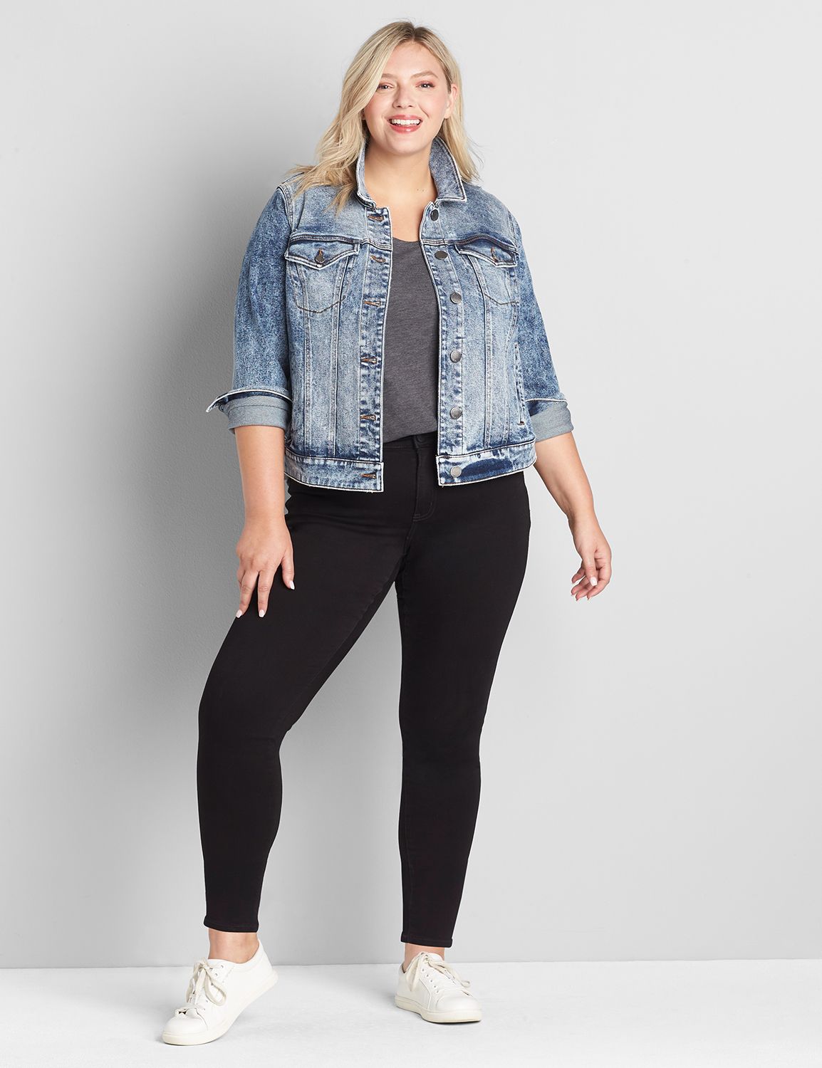 Lane bryant jean outlet jacket