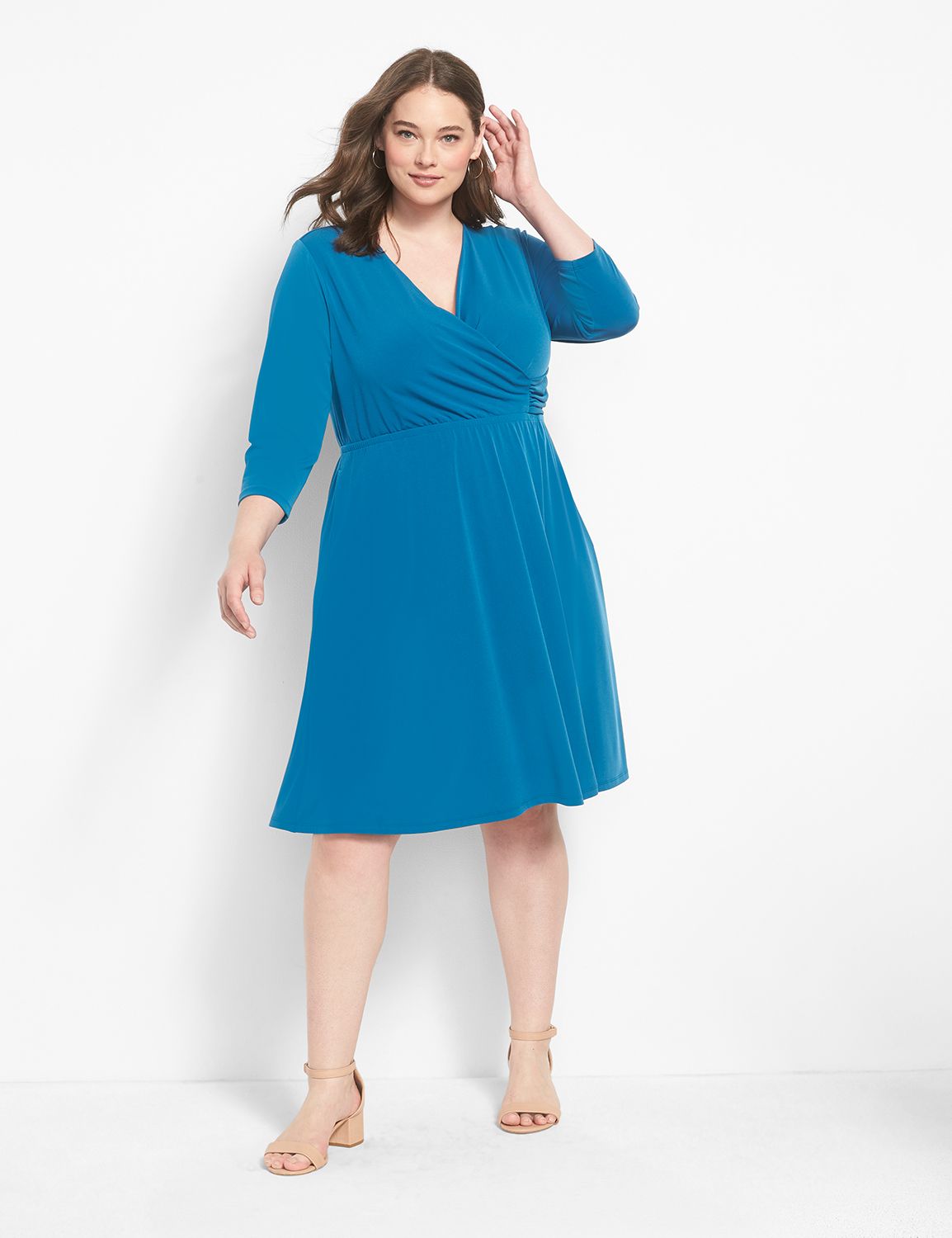 Lane bryant fit clearance and flare dress