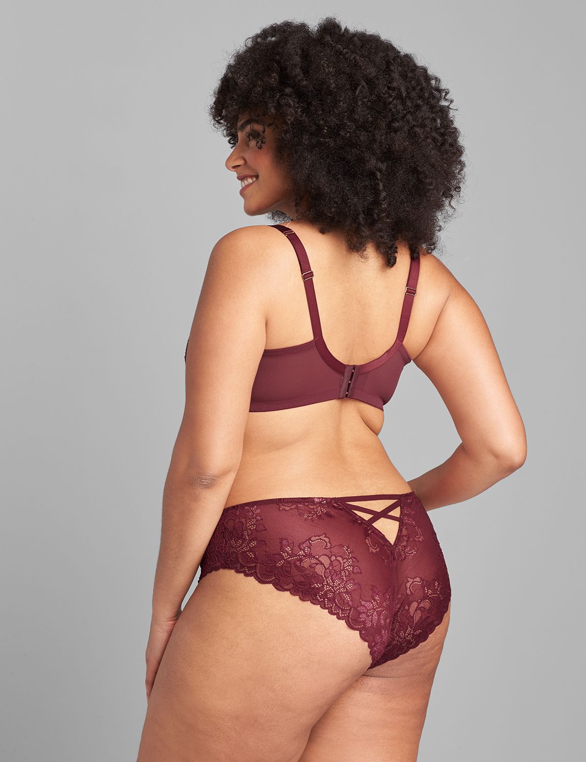 Shimmer Lace Boost Balconette Bra Product Image 2