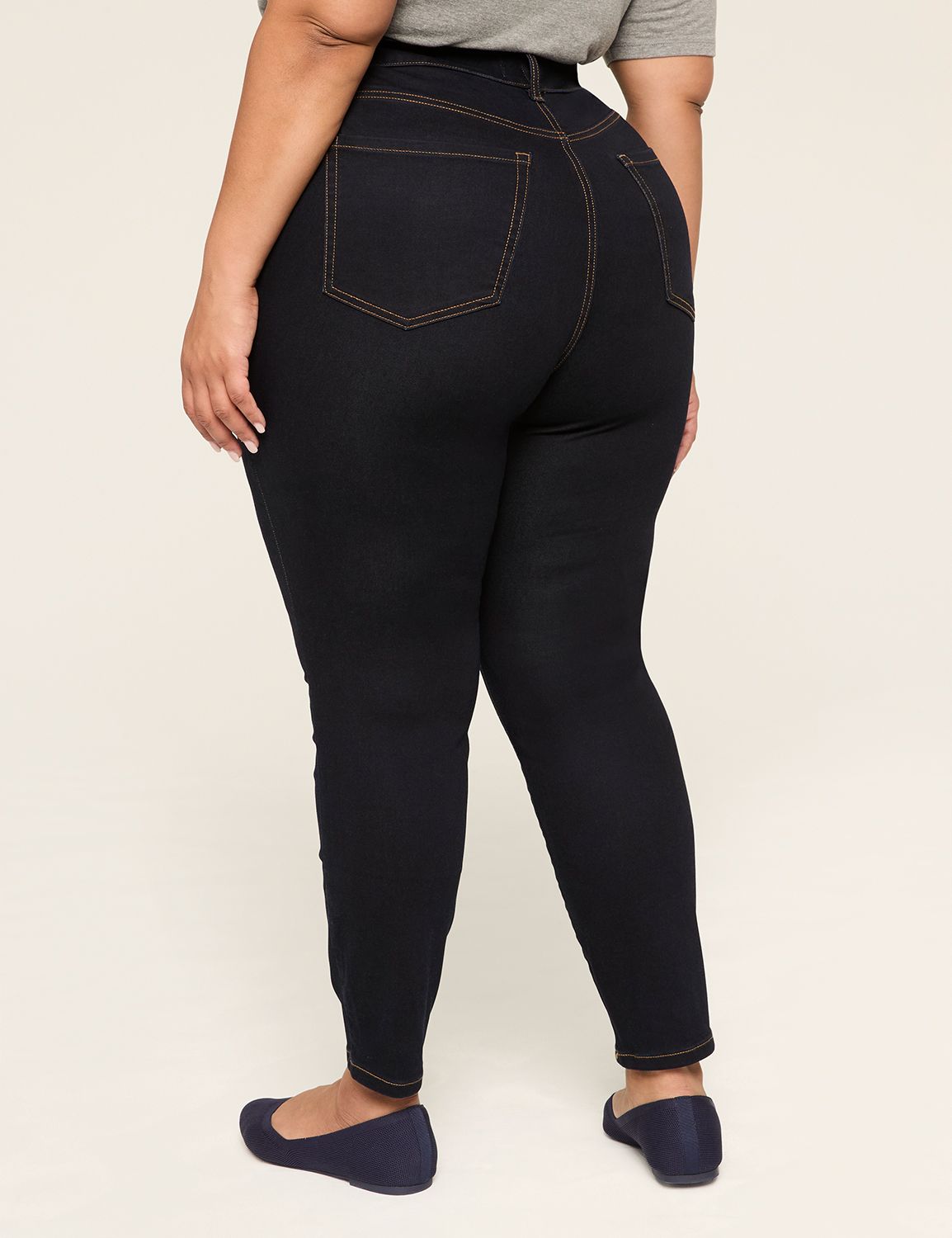  My Fit Jeans- SIZE 2-12 DARK WASH: Women's Stretch Denim Jeans  with Pockets and the Comfort of Leggings, Petite through Plus Size :  Clothing, Shoes & Jewelry