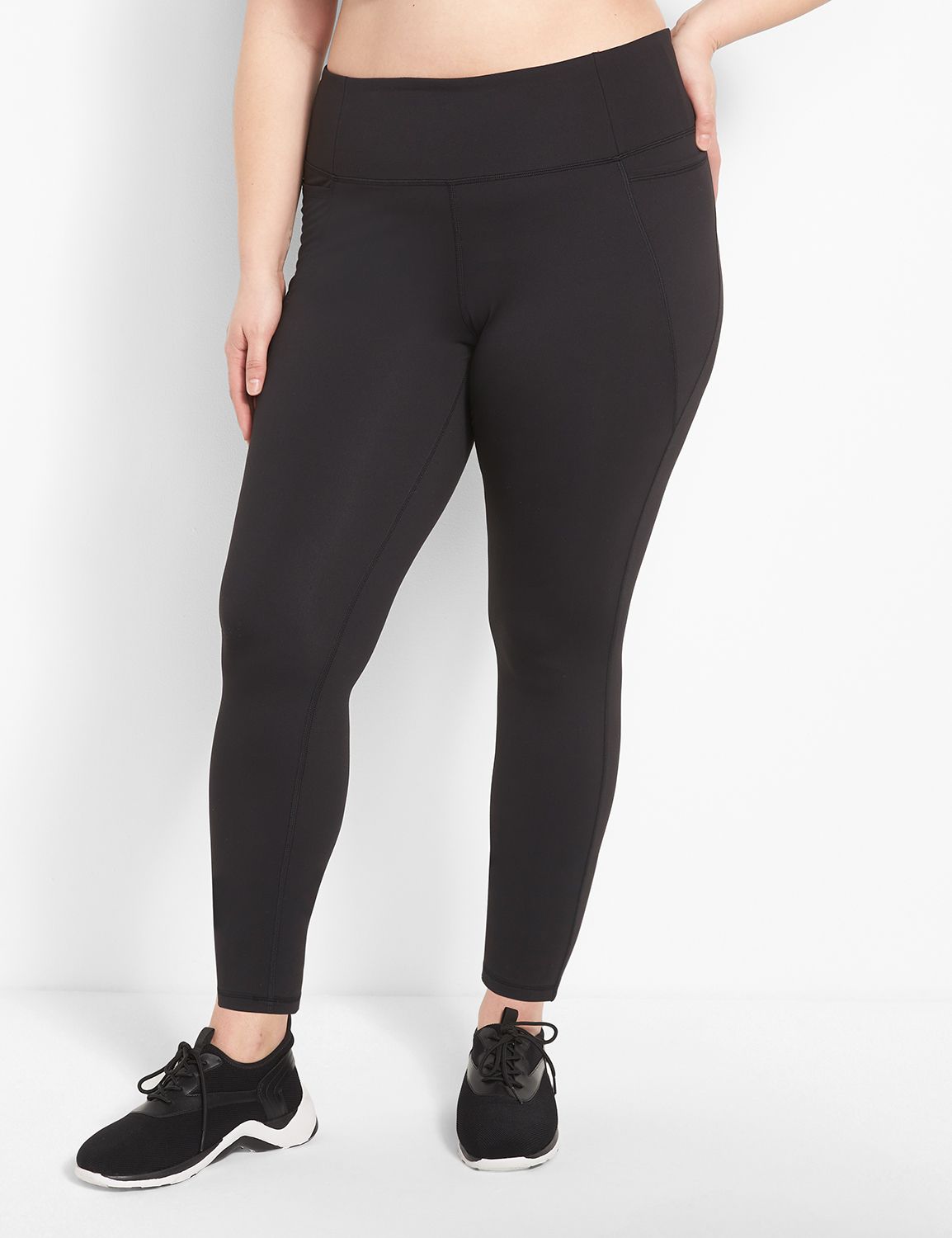 LIVI ACTIVE LANE Bryant Wicking 7/8 Legging Sz 26/28 Black Lavender NWT  $42.16 - PicClick AU