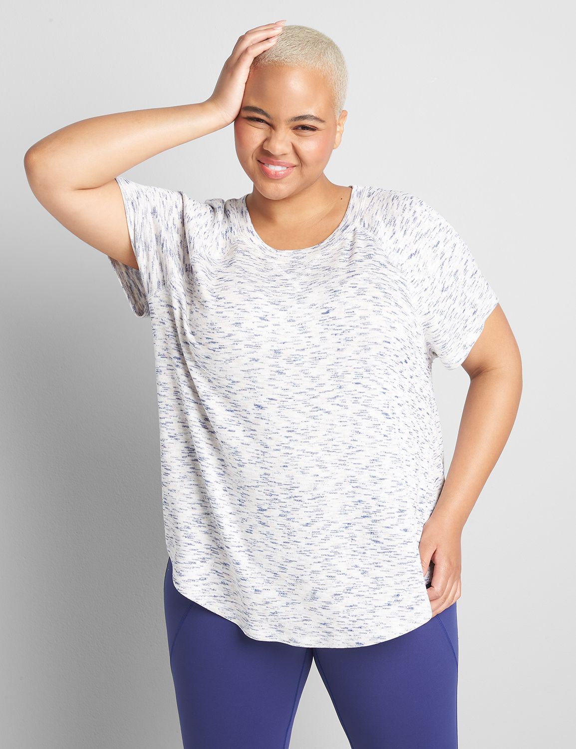 LIVI Short-Sleeve Top - Space Dye Product Image 1