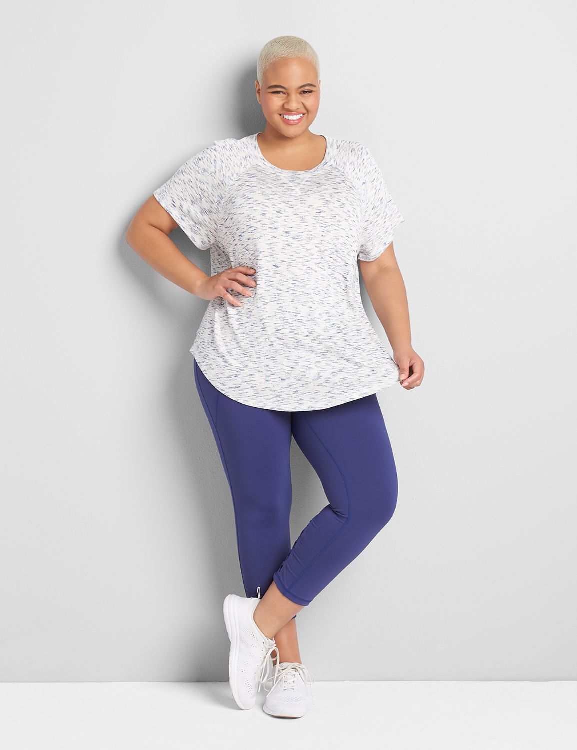 LIVI Short-Sleeve Top - Space Dye Product Image 3