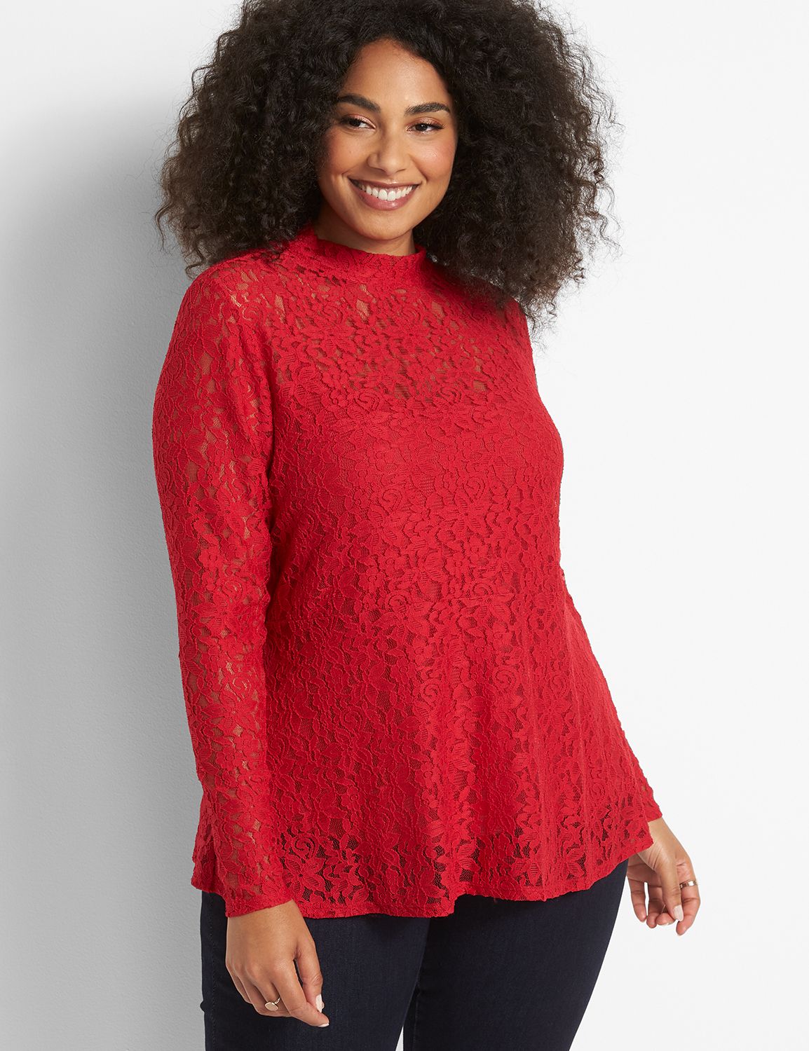 lane bryant lace top