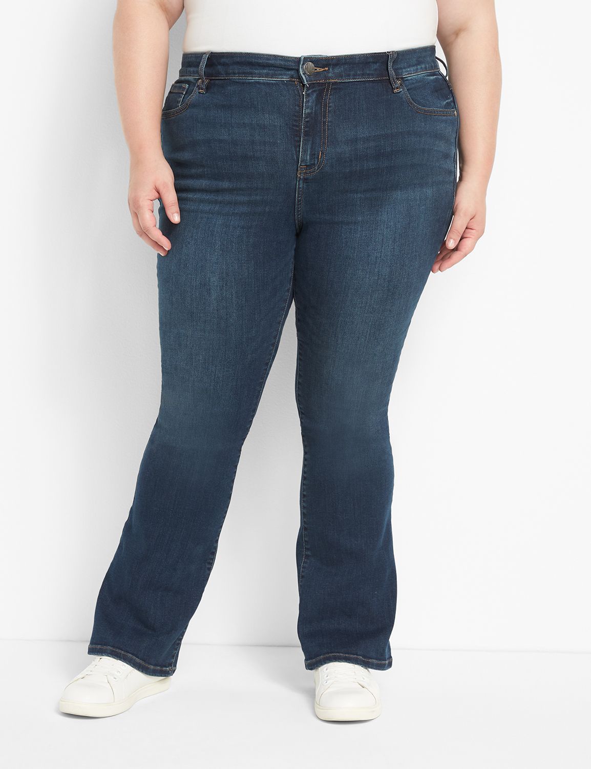 Straight Fit High-Rise Skinny Jean