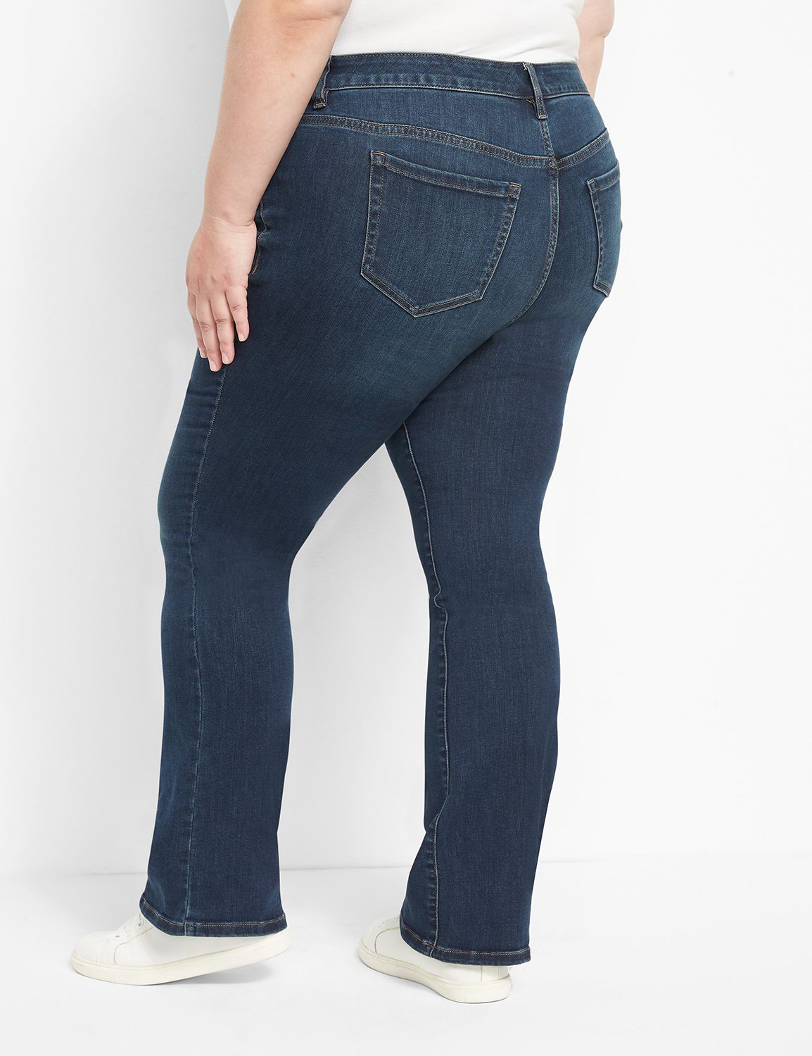 Lane Bryant, Flex Magic Waistband Curvy 22 High Rise Boot Cut Jean Stretch  Dark in 2023