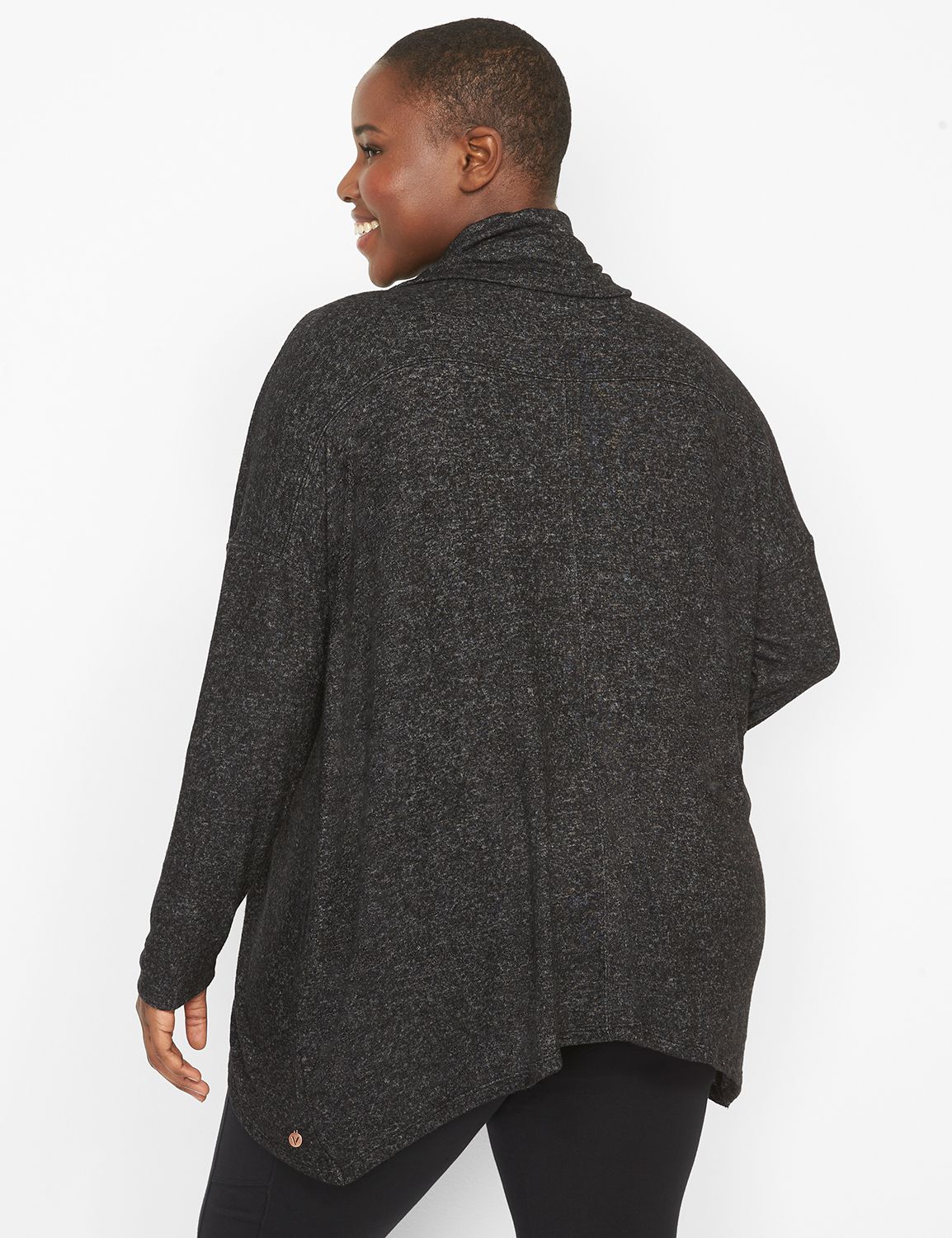 LIVI Cowl-Neck Poncho Top Product Image 2