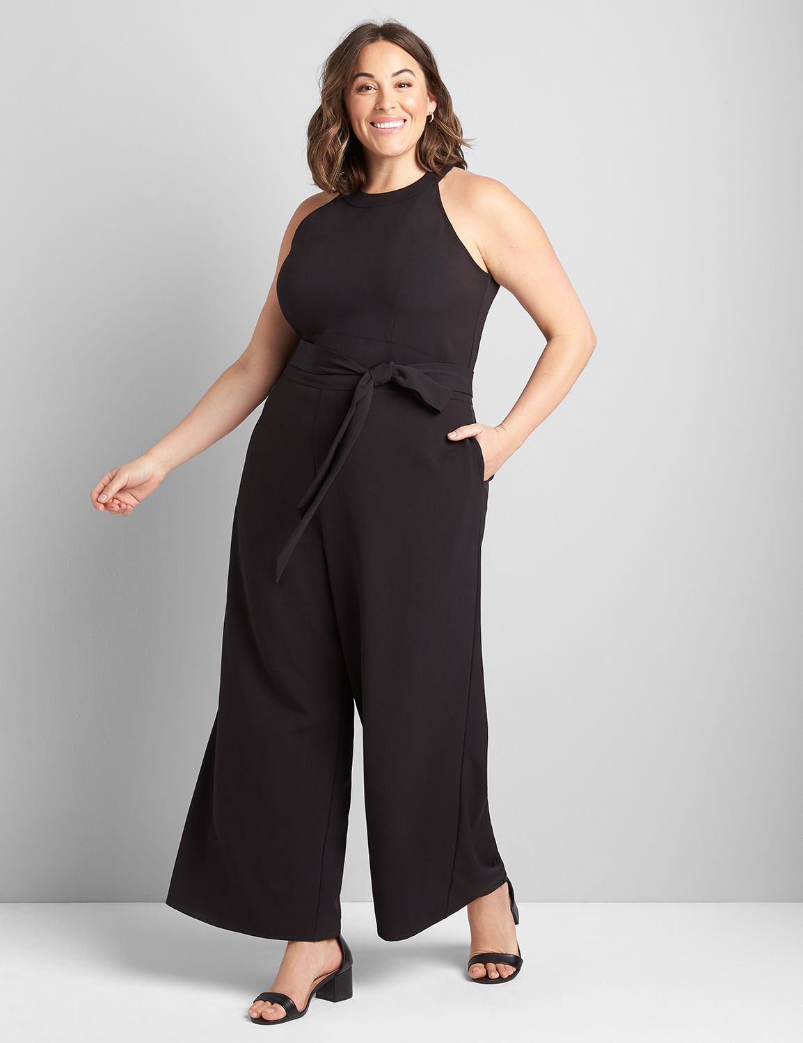 Sleeveless Halter Lena Jumpsuit