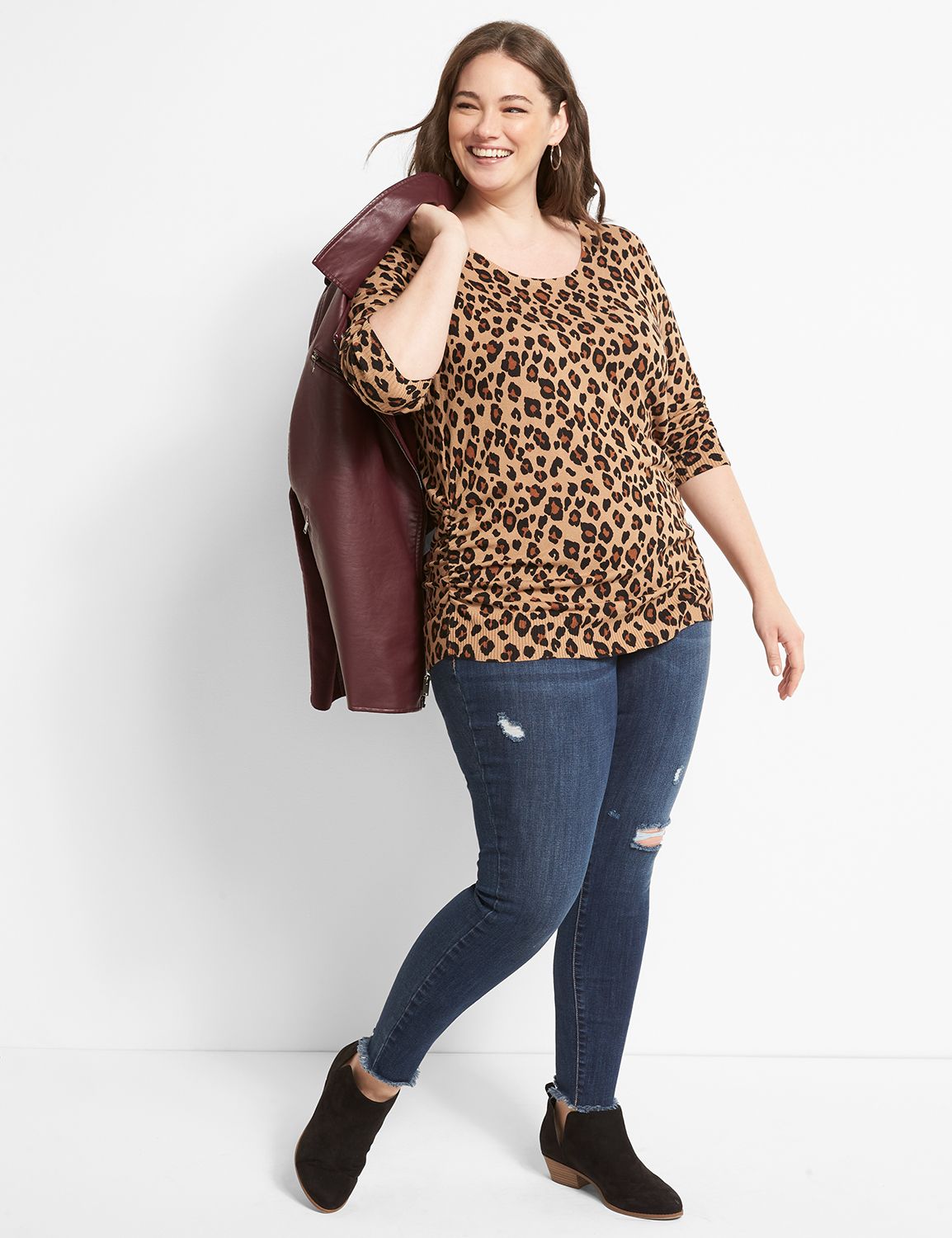 HighRise PullOn Jegging Dark Wash LaneBryant