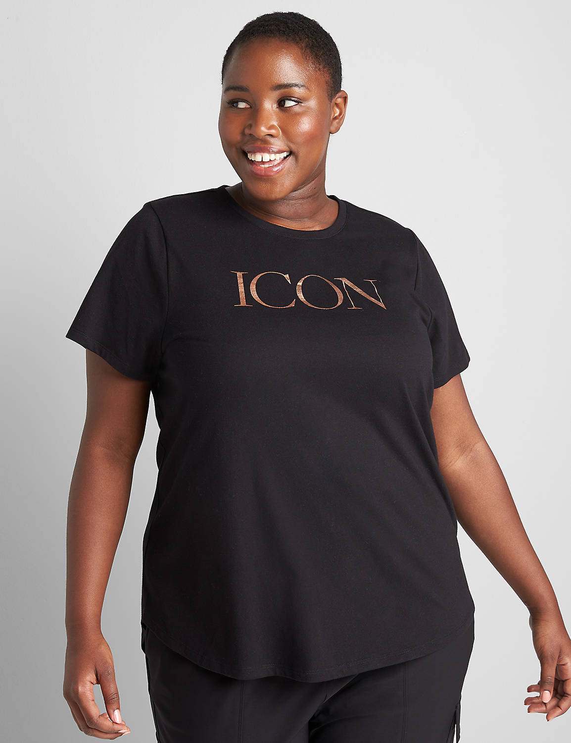Icon Graphic High-Low Tee Product Image 1