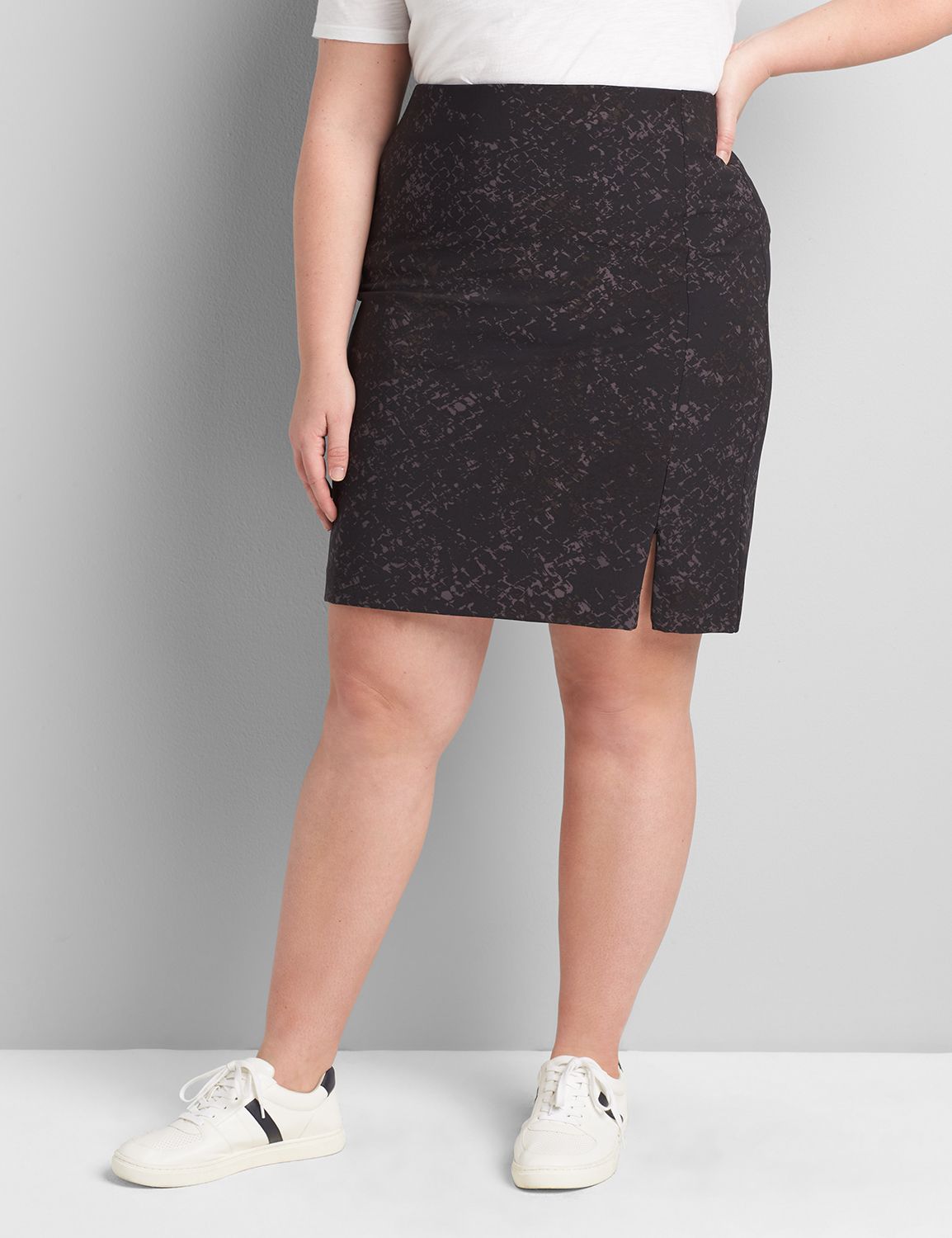 Lane bryant hot sale leather skirt