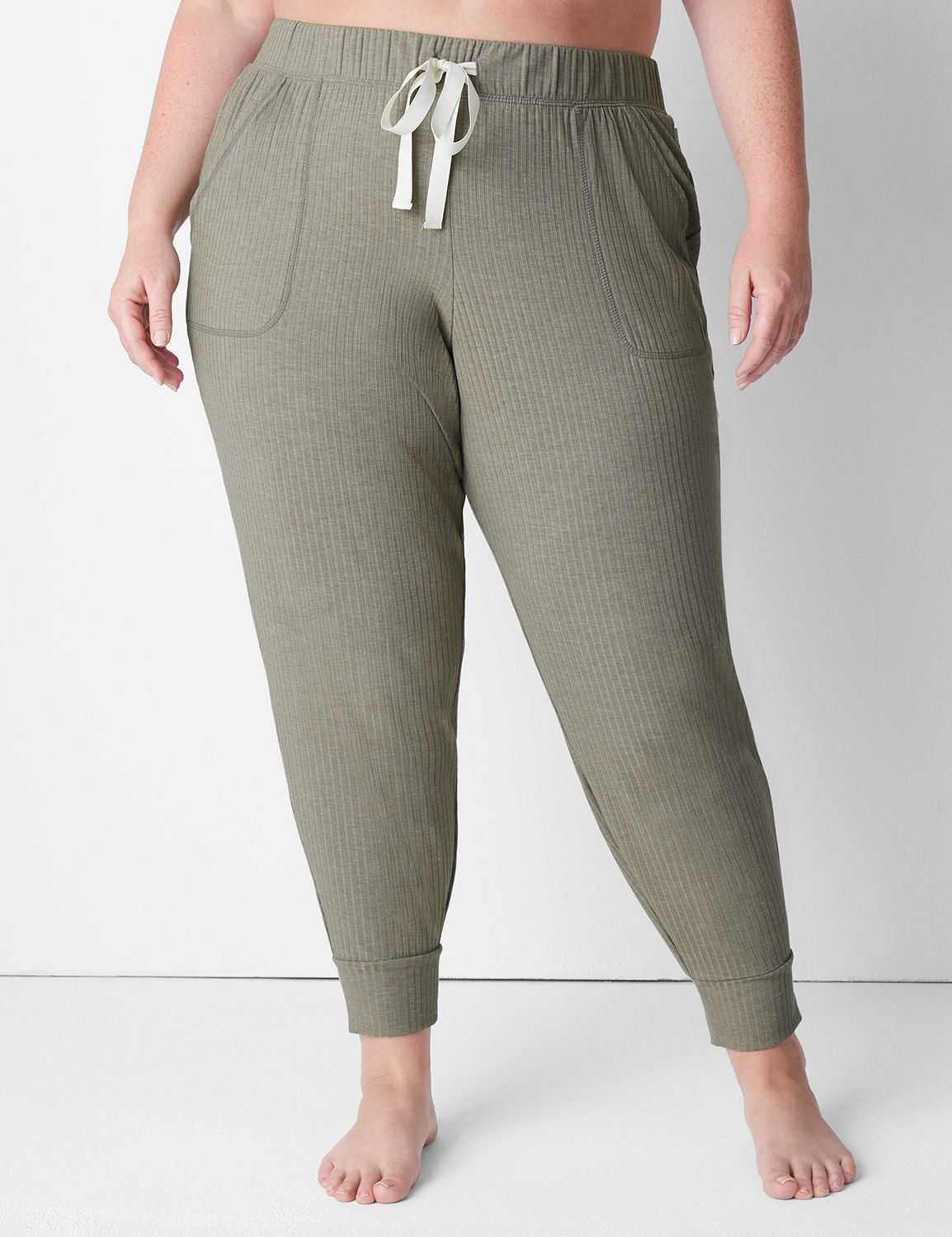 RIB BRUSH JOGGER PANTS