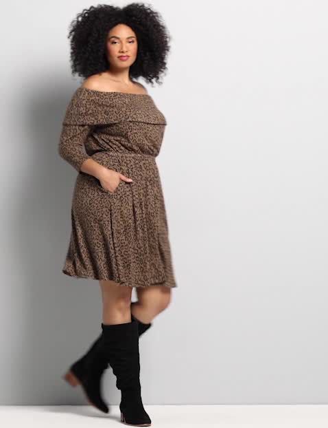 3/4 Sleeve Off The Shoulder Smocked image number 0