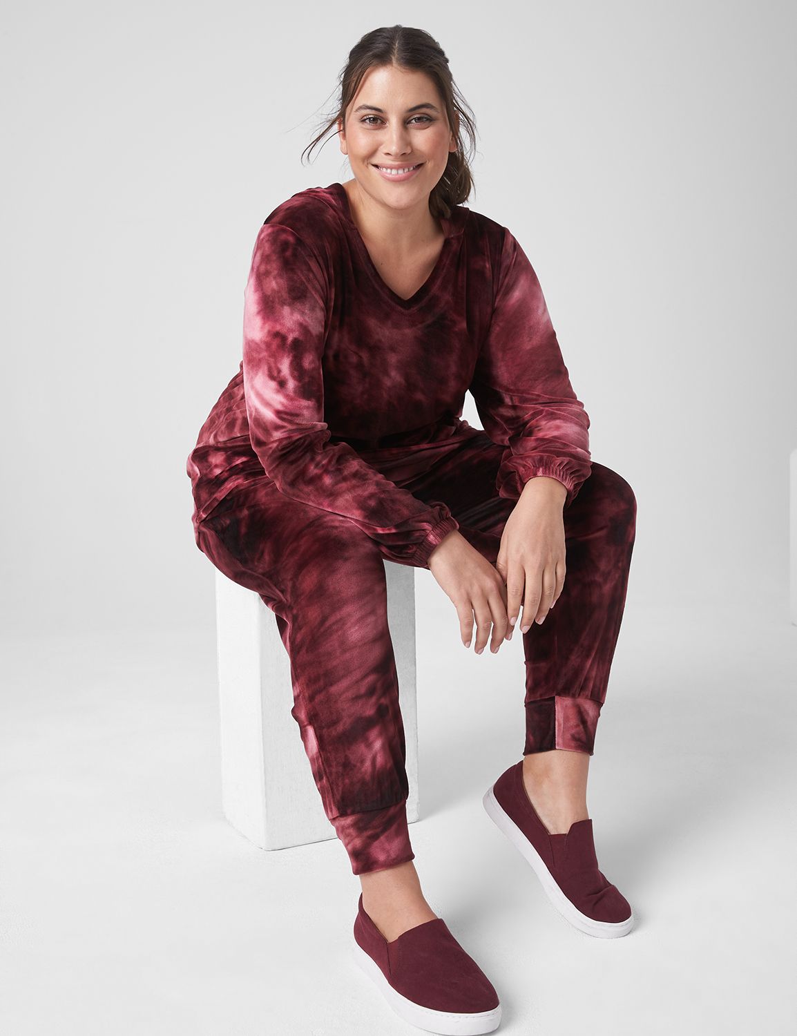 LIVI Mid Rise Velour Full Length Jo Product Image 1