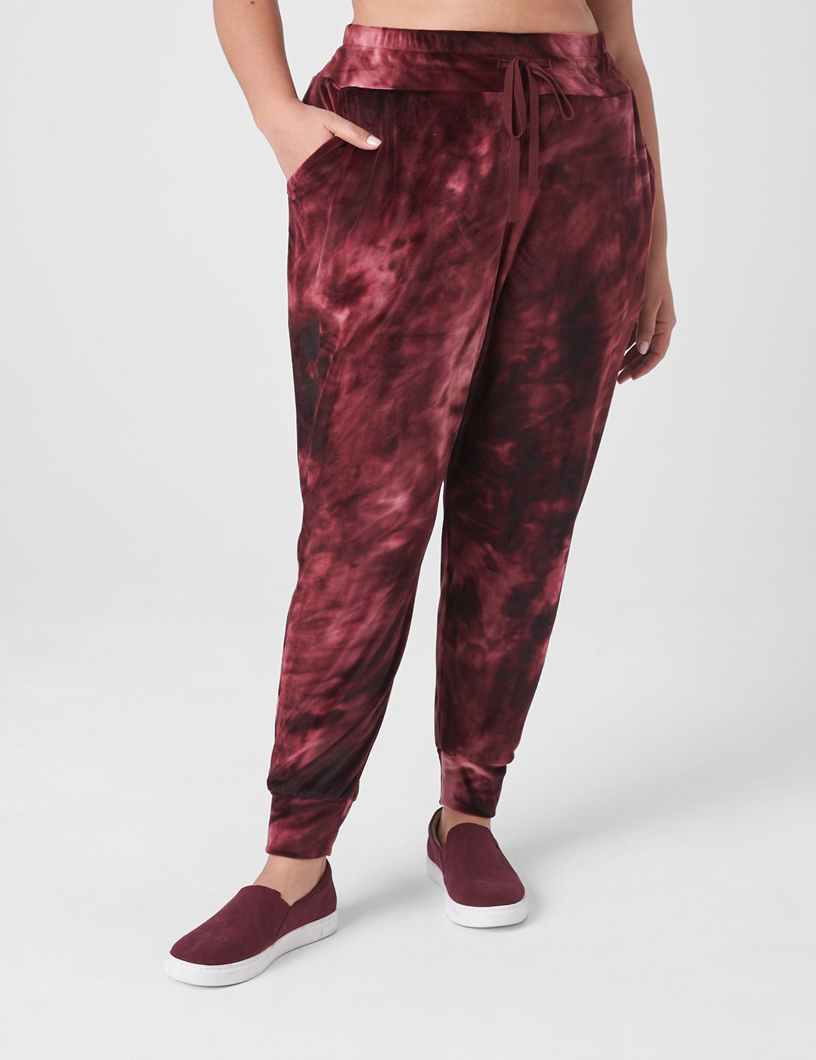 LIVI Mid Rise Velour Full Length Jo Product Image 3