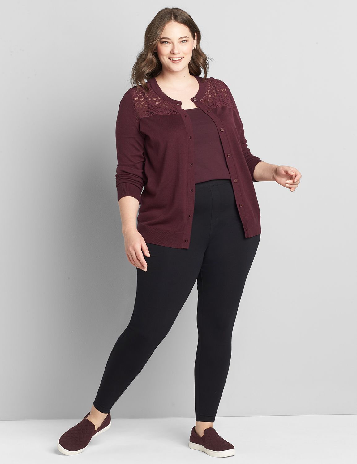 Ponte Pull On High Rise Legging Fiv Product Image 3