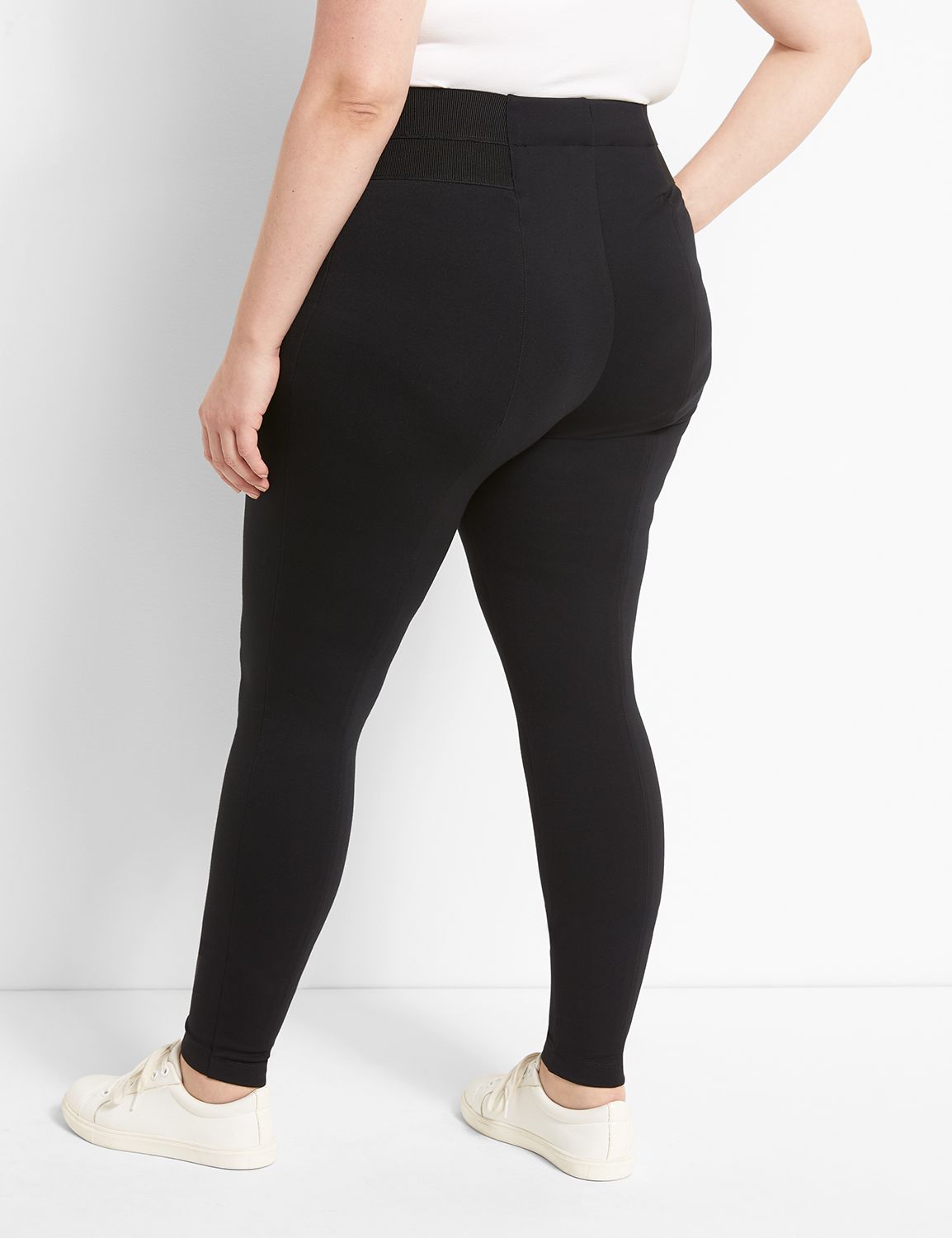 Plus Size - Full Length Signature Waist Double Side Stripe Legging - Torrid