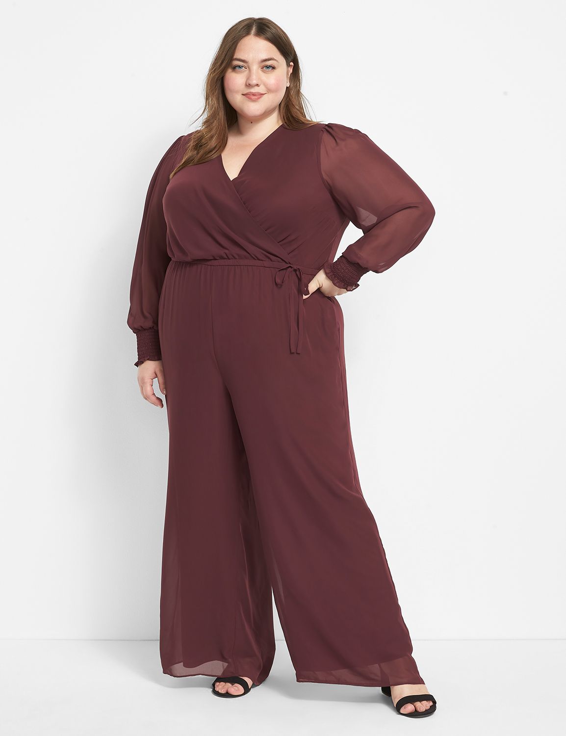 Wrap-Front Jumpsuit