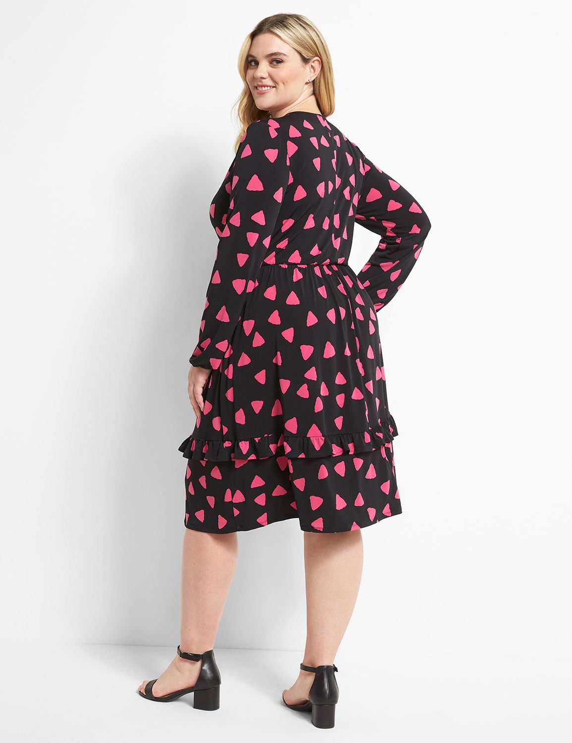 Lane bryant fit 2025 and flare dress