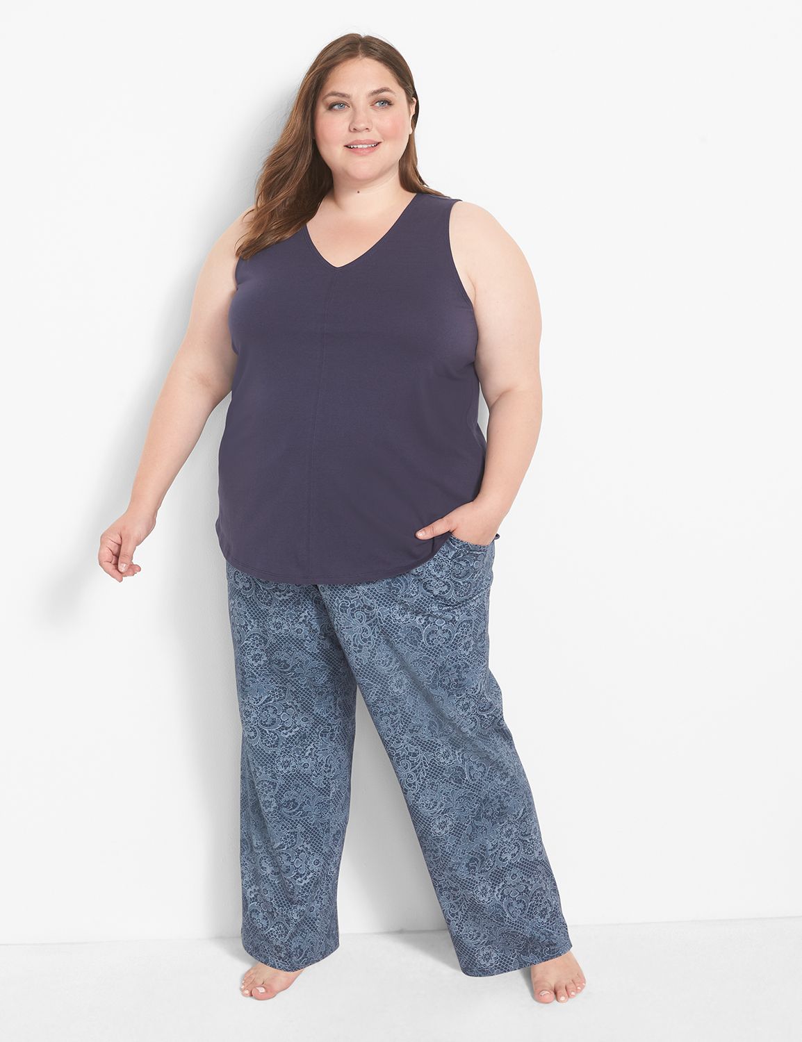 Cotton Tank & Pant Pajama Set