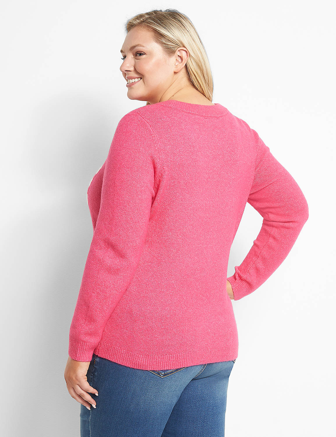 Crew-Neck Love Sweater Product Image 2