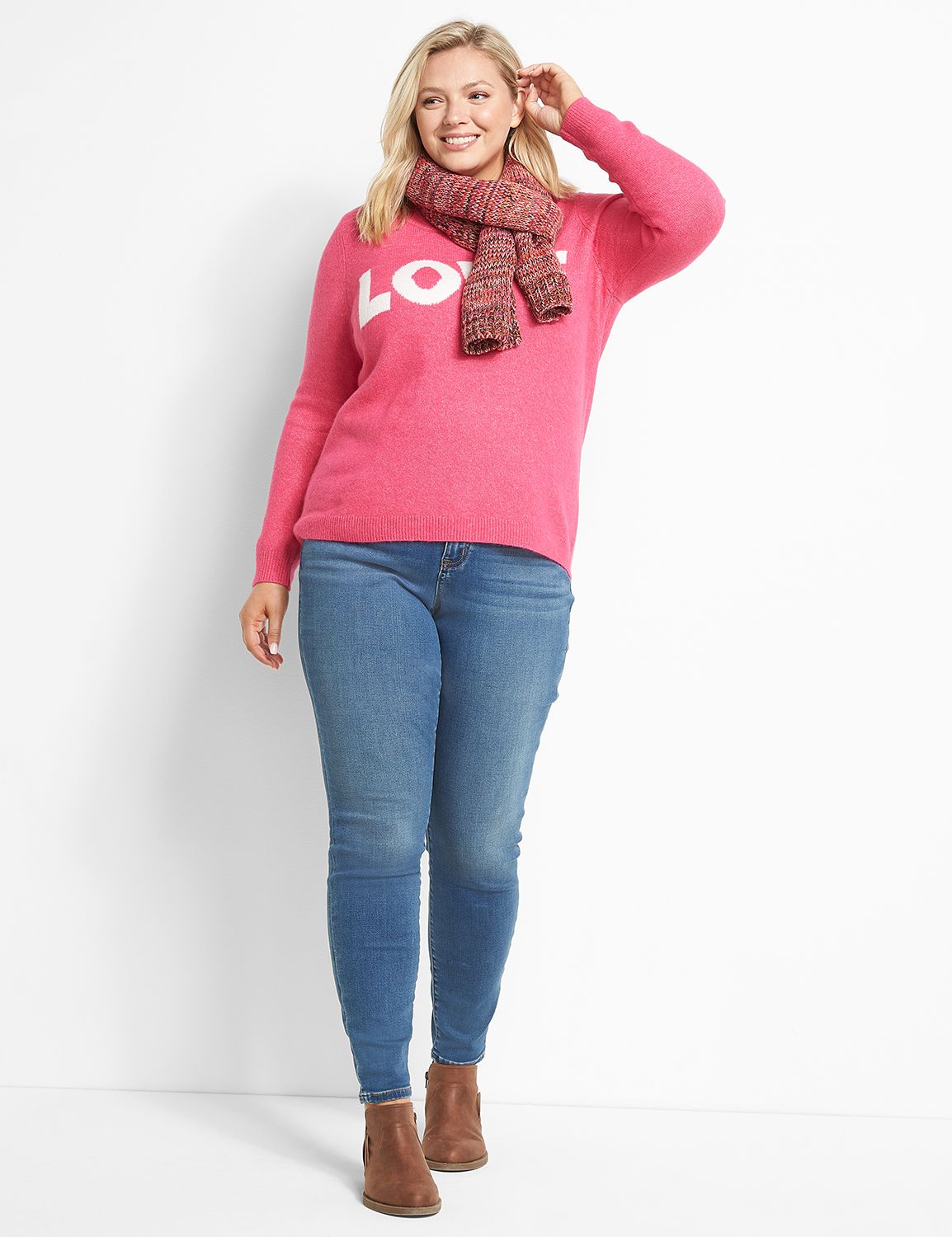Crew-Neck Love Sweater Product Image 3