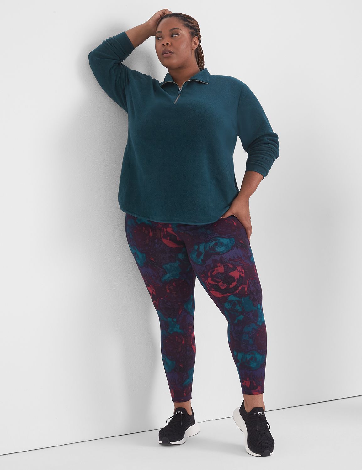 Lane bryant fleece clearance leggings