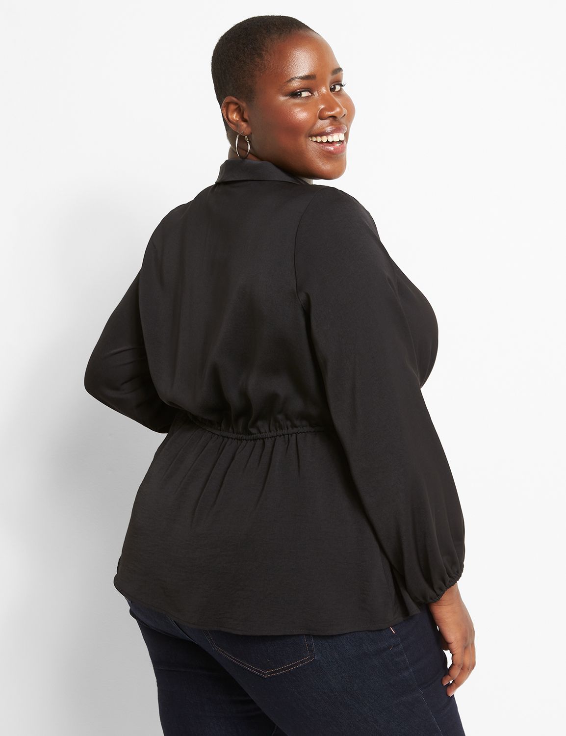 Surplice Blouse Product Image 2