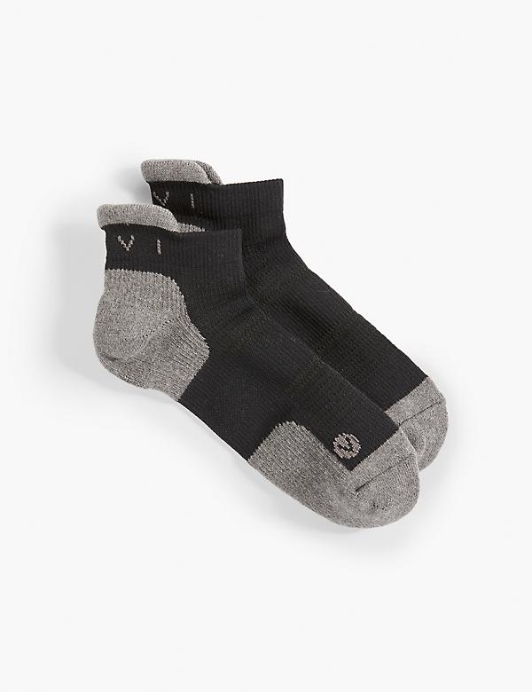 LIVI Wicking Black & Grey Sock