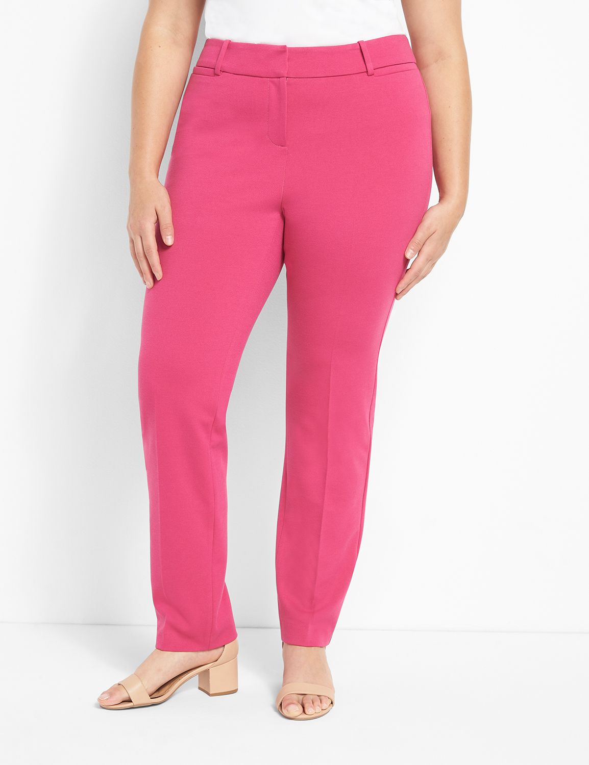 Signature Fit Slim Ankle Pant - Ponte