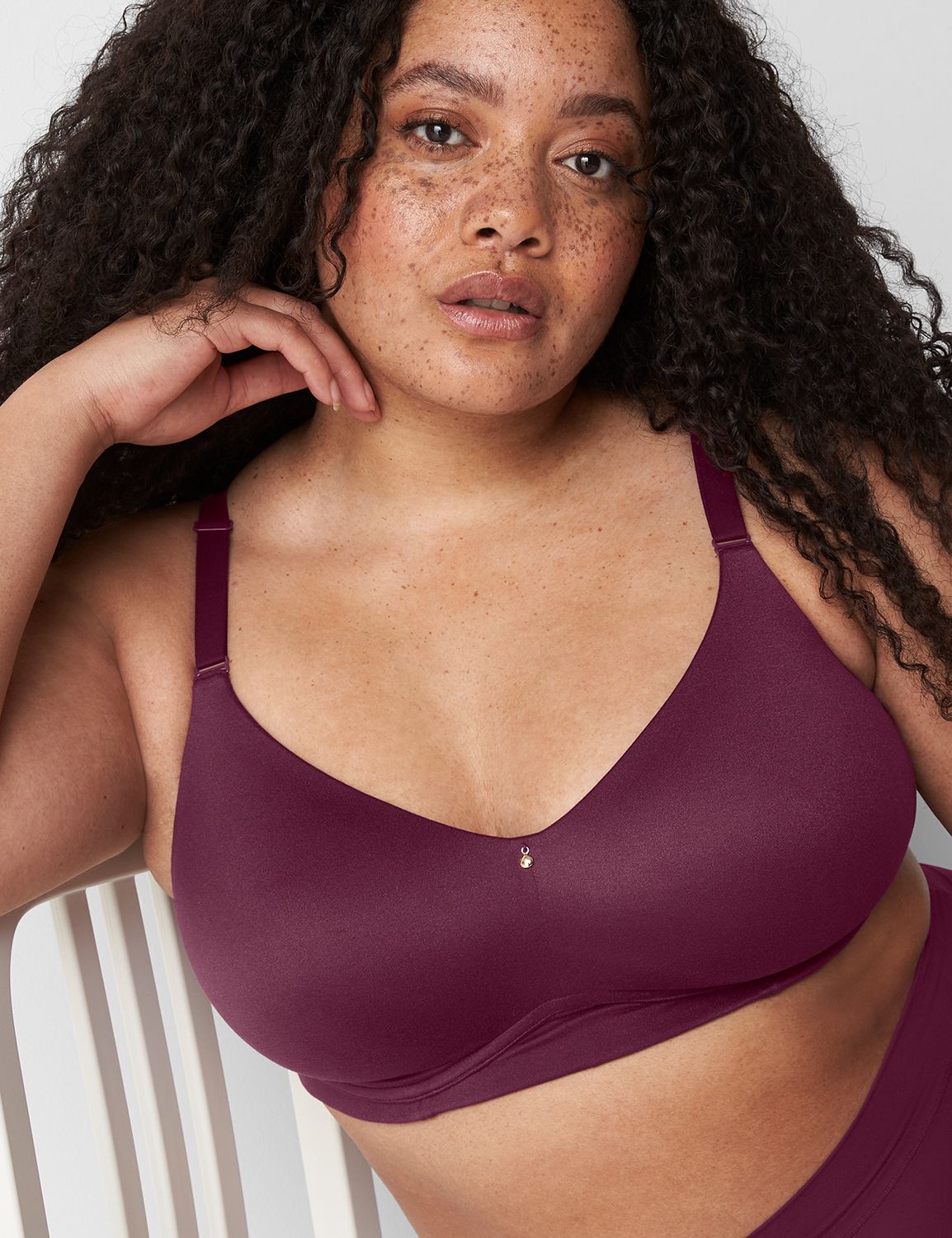 Invisible Lace Backsmoother Lightly Lined Balconette Bra