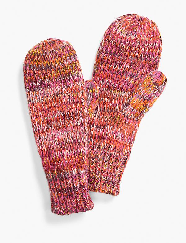 Marble Knit Mittens